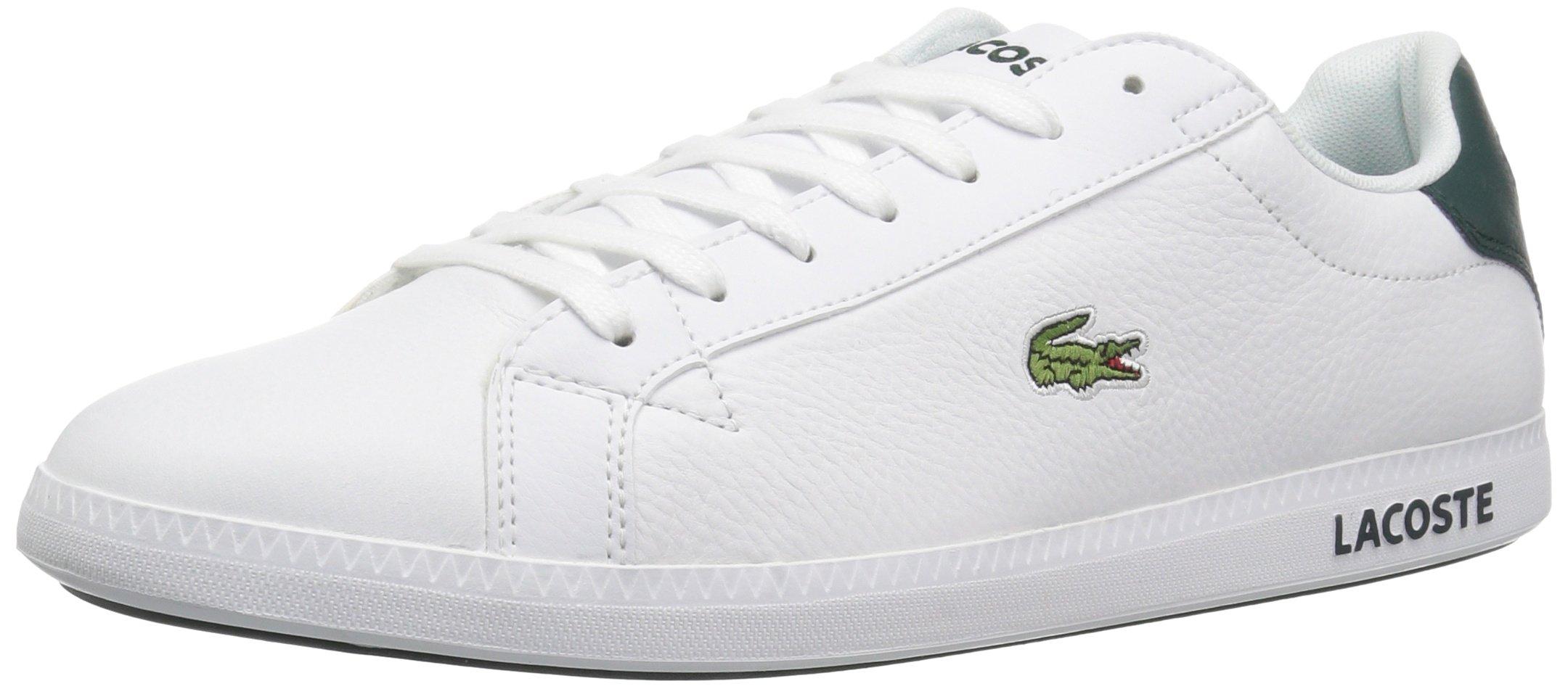 lacoste shoes green and white