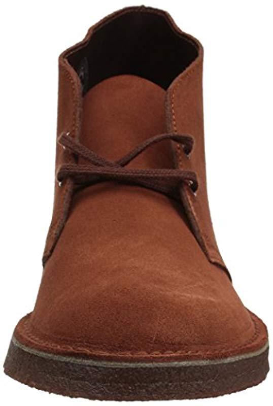 clarks desert boot mahogany