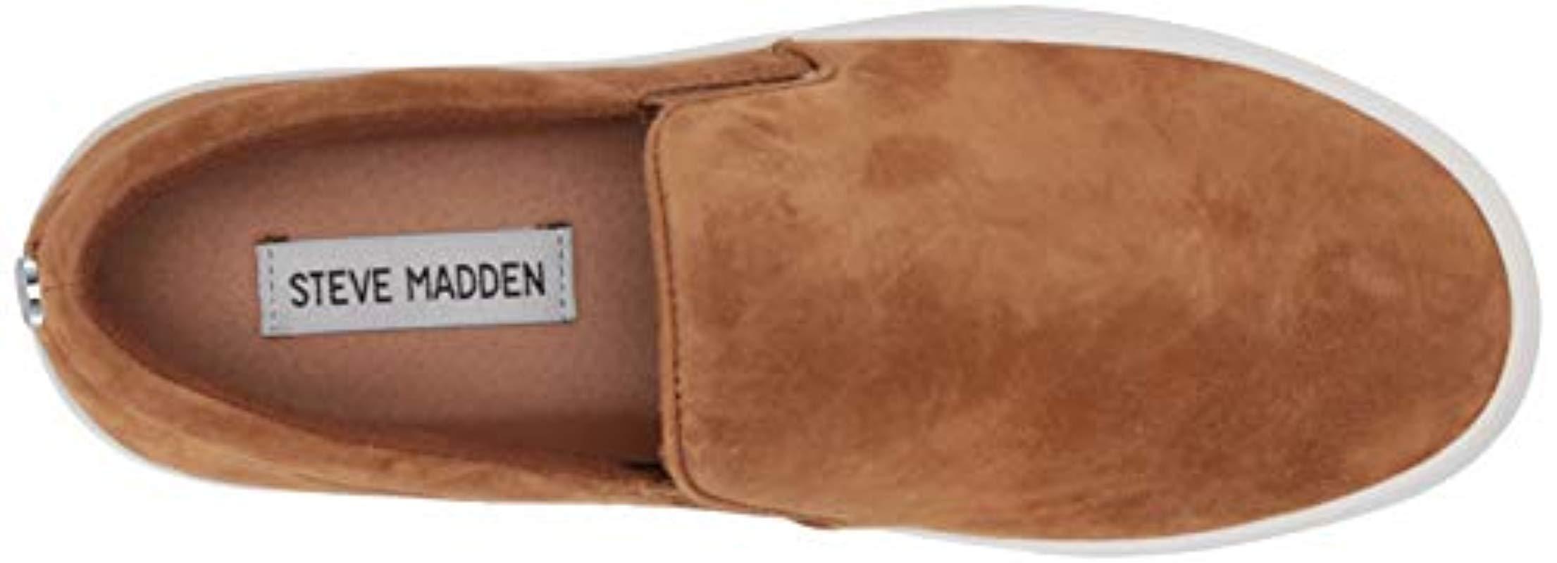 Steve Madden Gills Sneaker in Chestnut Suede (Brown) - Lyst