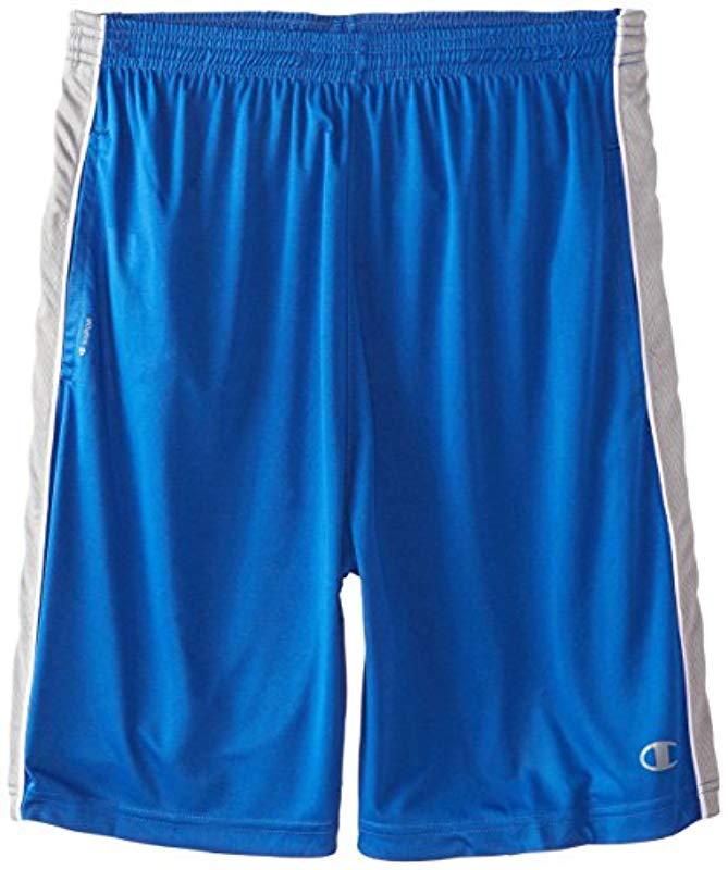Champion Mens Big-Tall Powertrain Contrast Performance Shorts