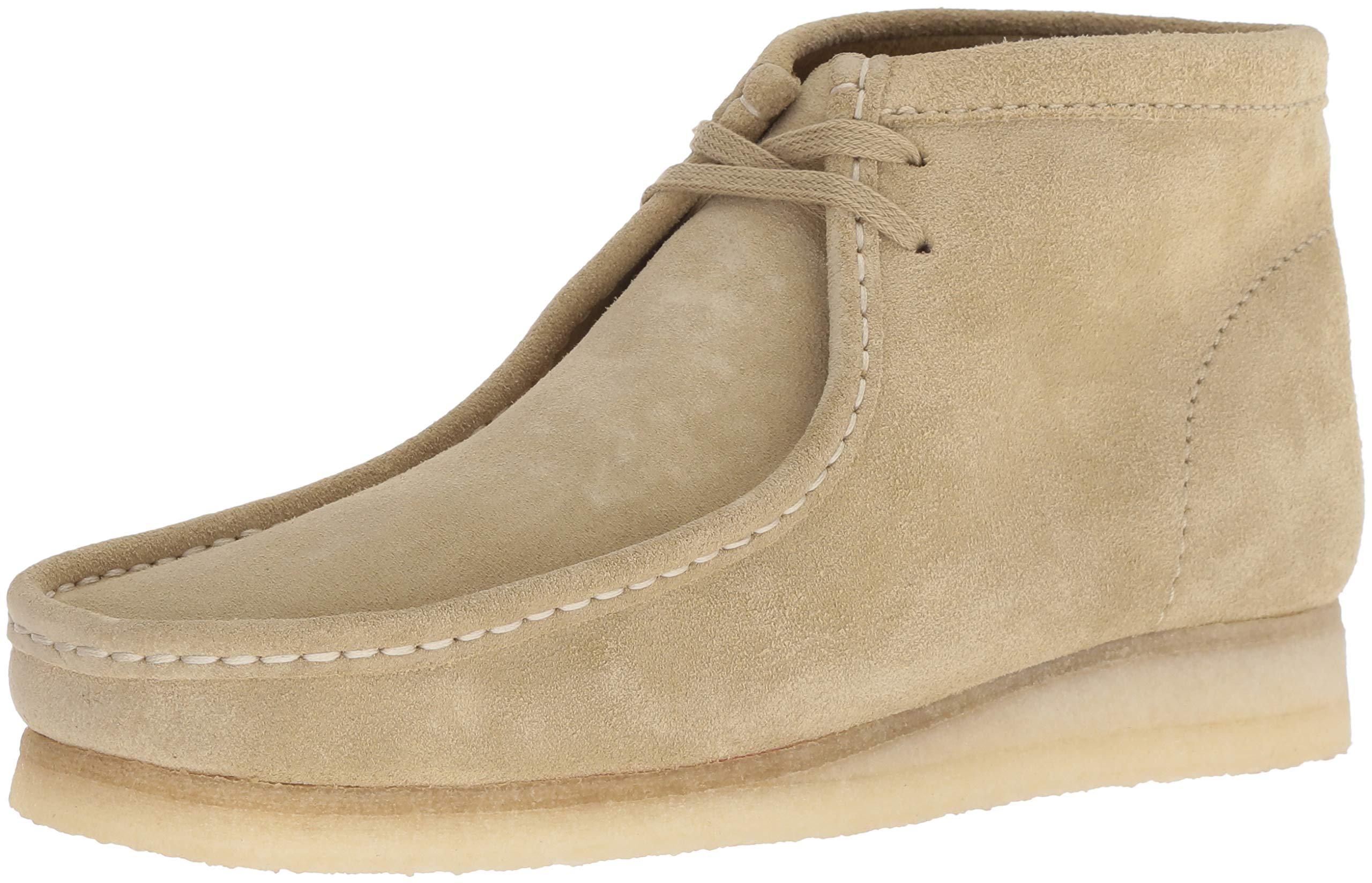 Clarks Leather Wallabee Suede Chukka Boots in Green for Men - Save 34% ...