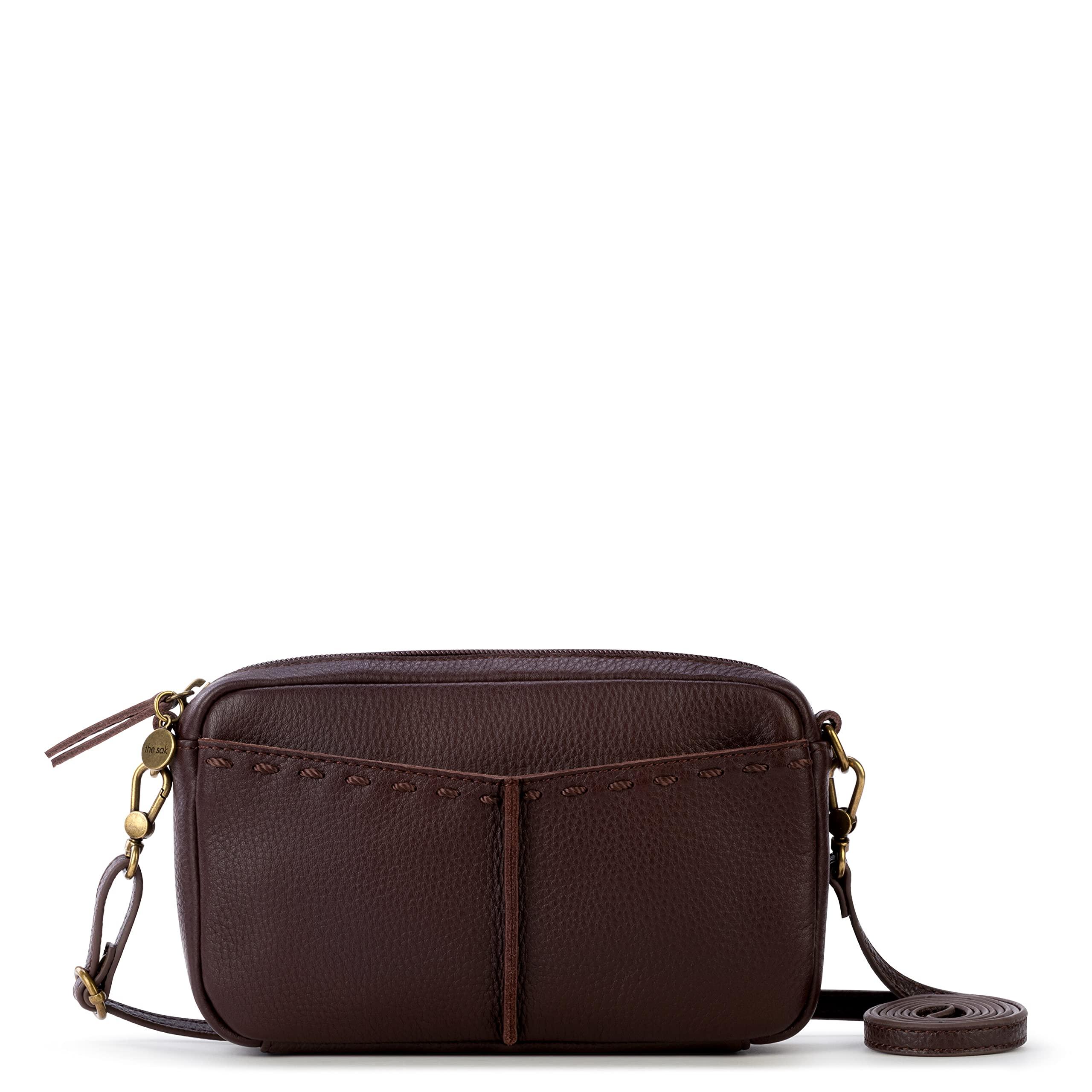 The Sak S Cora Leather Crossbody in Brown | Lyst