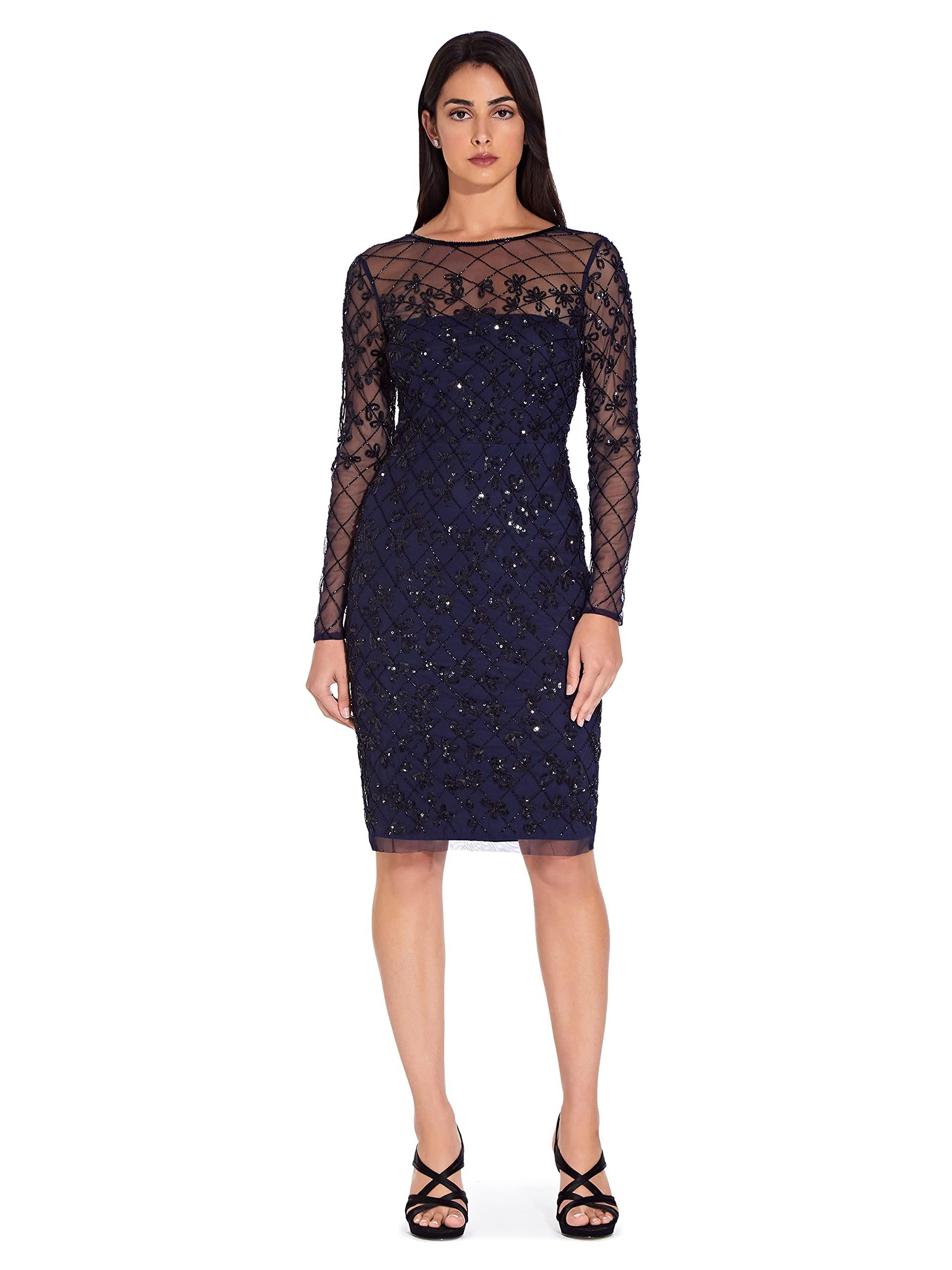 Fully Beaded Sheath Dress 