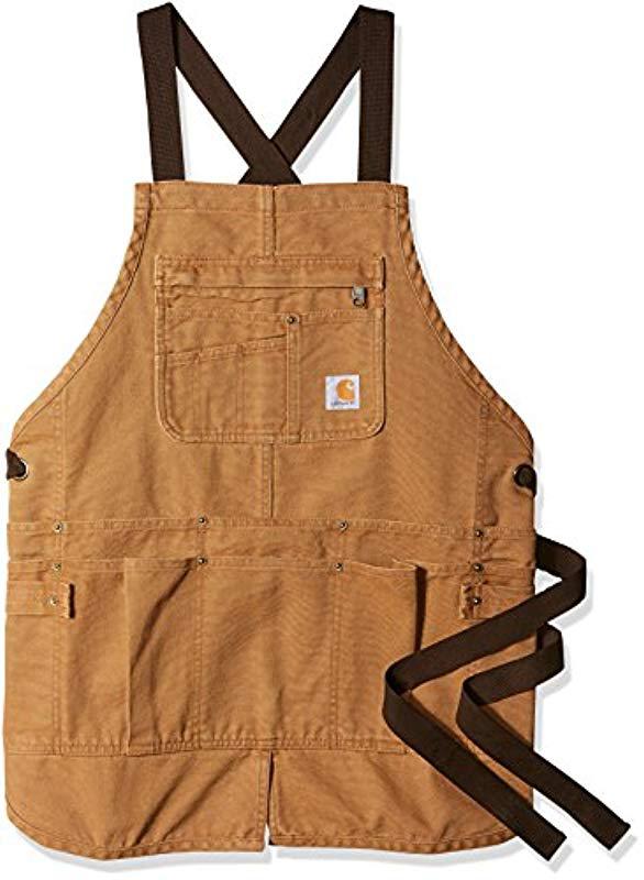 Carhartt Cotton 103033 Weathered Duck Wildwood Apron in Brown - Lyst