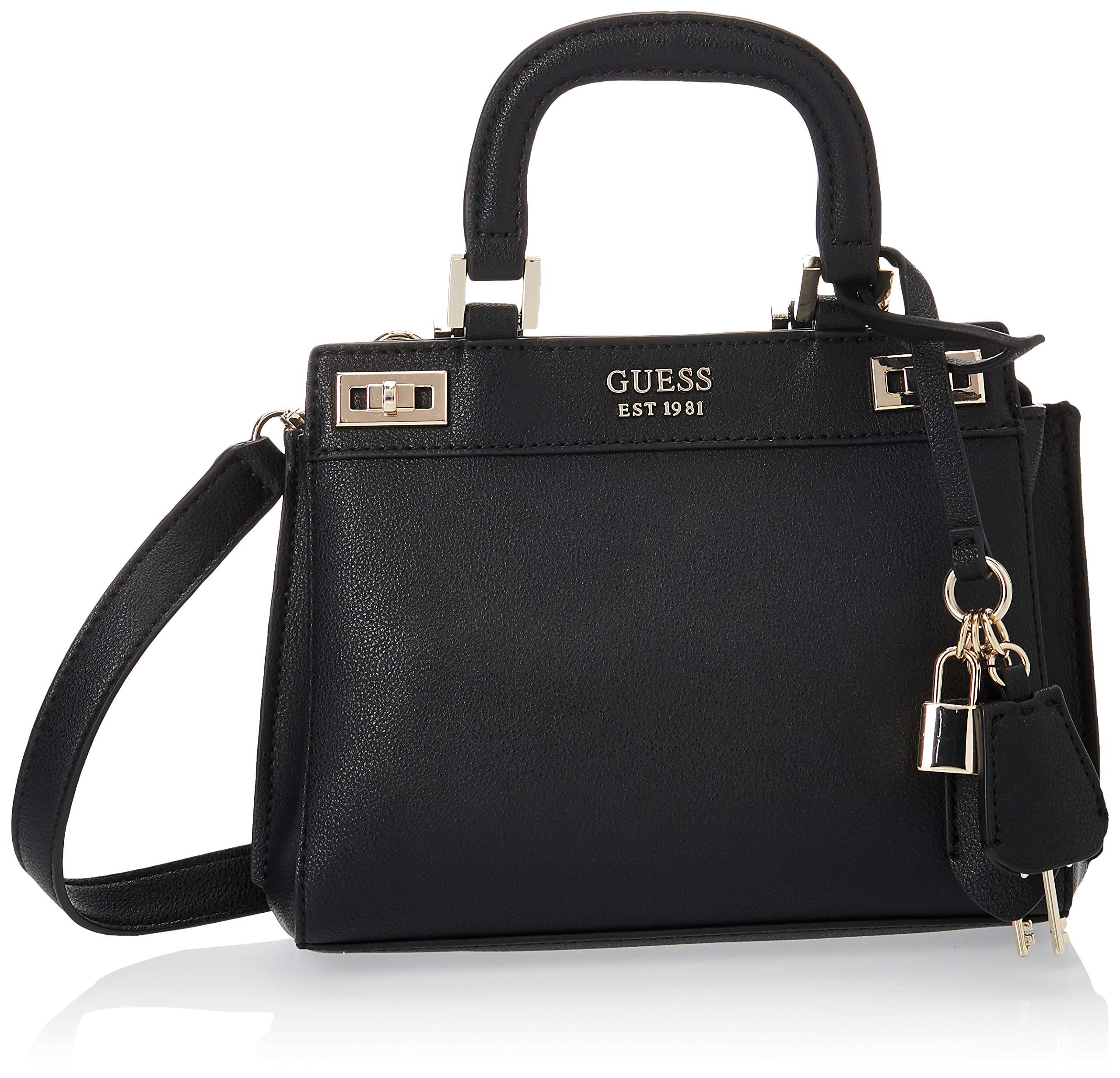 Buy Guess Signature Handbag Bright Candy Large Tote Bag Purse Black at  Amazon.in