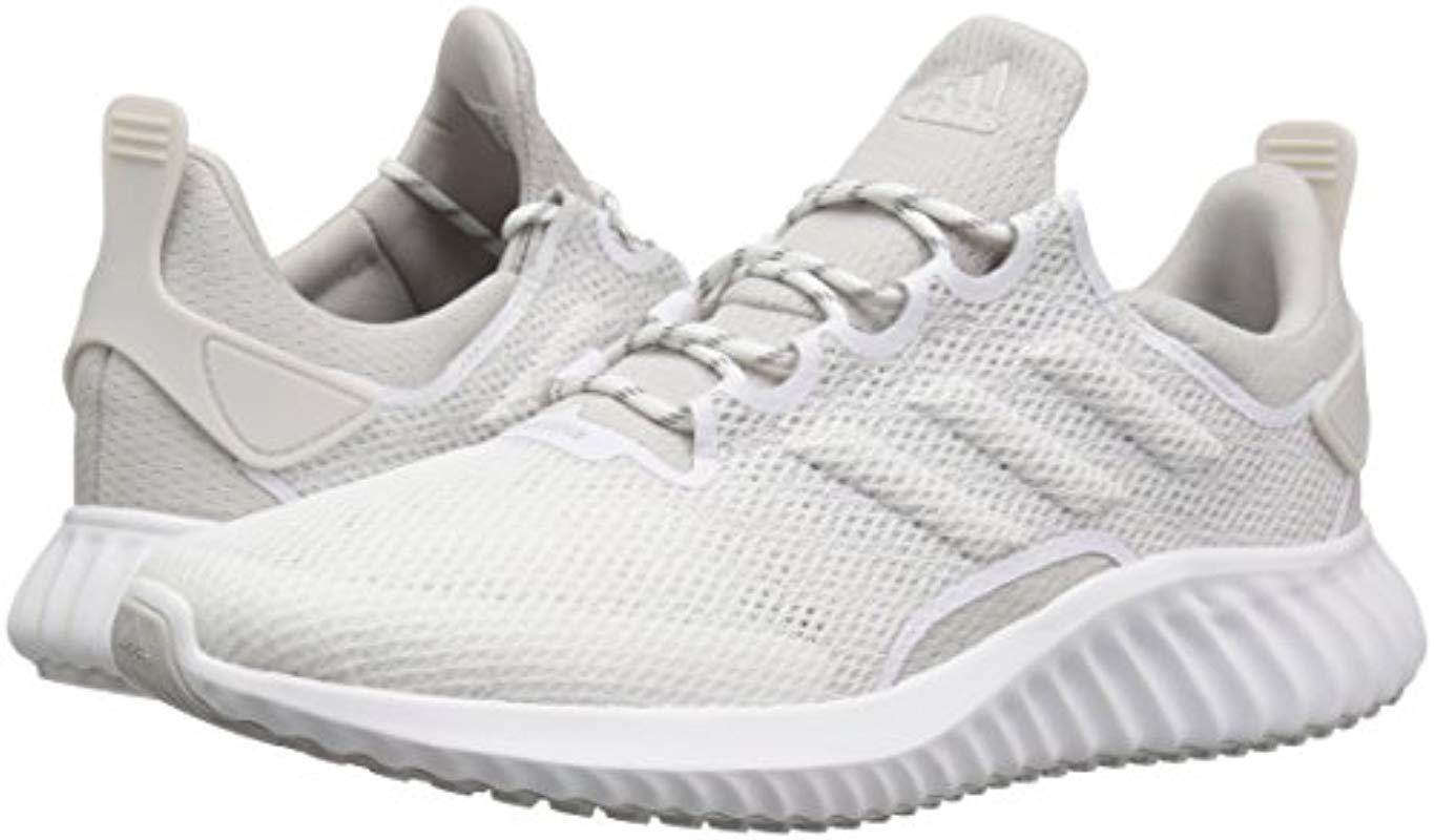 adidas Alphabounce Cr Cc Running Shoe in White/Grey/Chalk Pearl (White) for  Men - Lyst