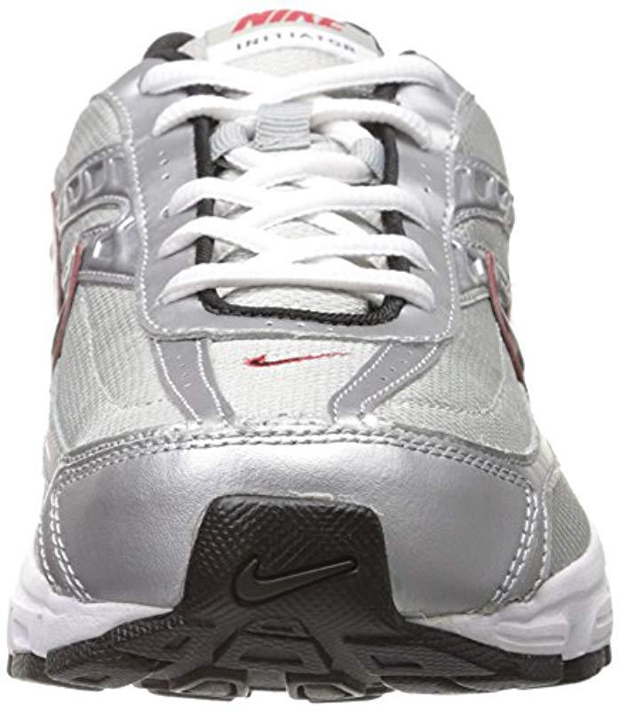 nike initiator metallic silver