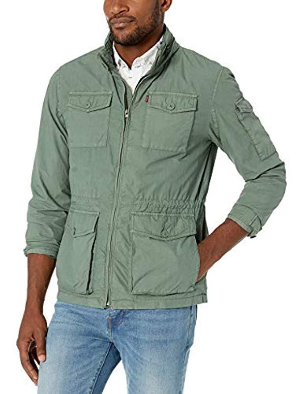 Levi's Lightweight Cotton Field Jacket in Light Green (Green) for Men | Lyst