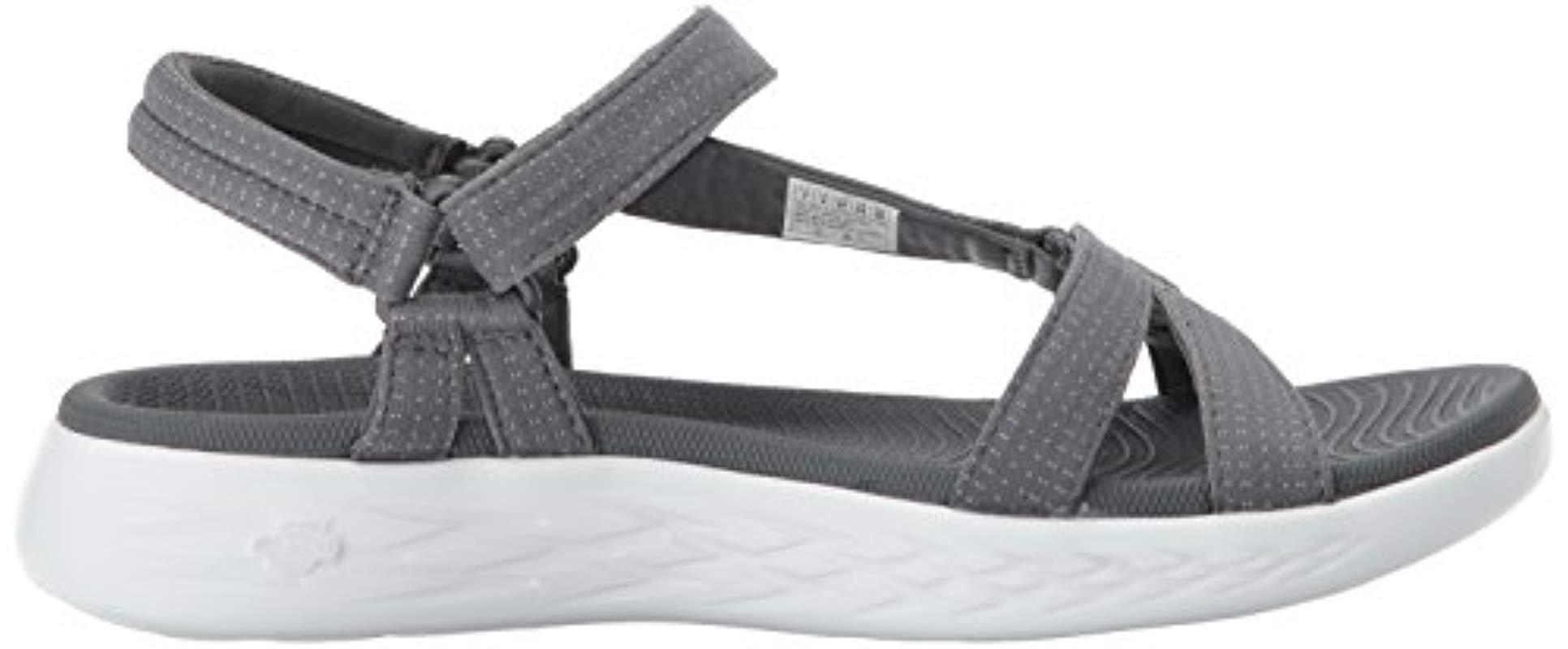Skechers 15316 Ankle Strap Sandals in Charcoal (Gray) - Save 6% - Lyst