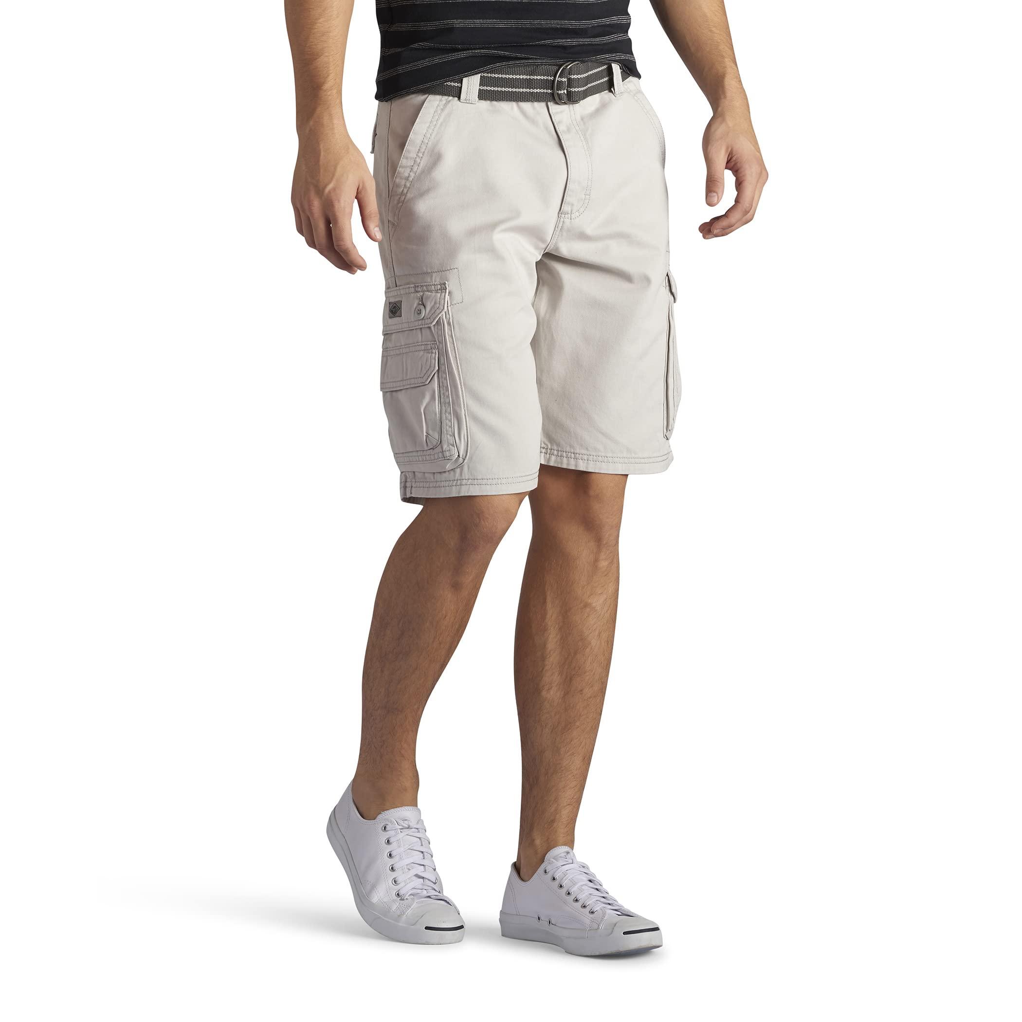 Lee Jeans Mens Dungarees New Belted Wyoming Cargo Shorts in White for Men |  Lyst