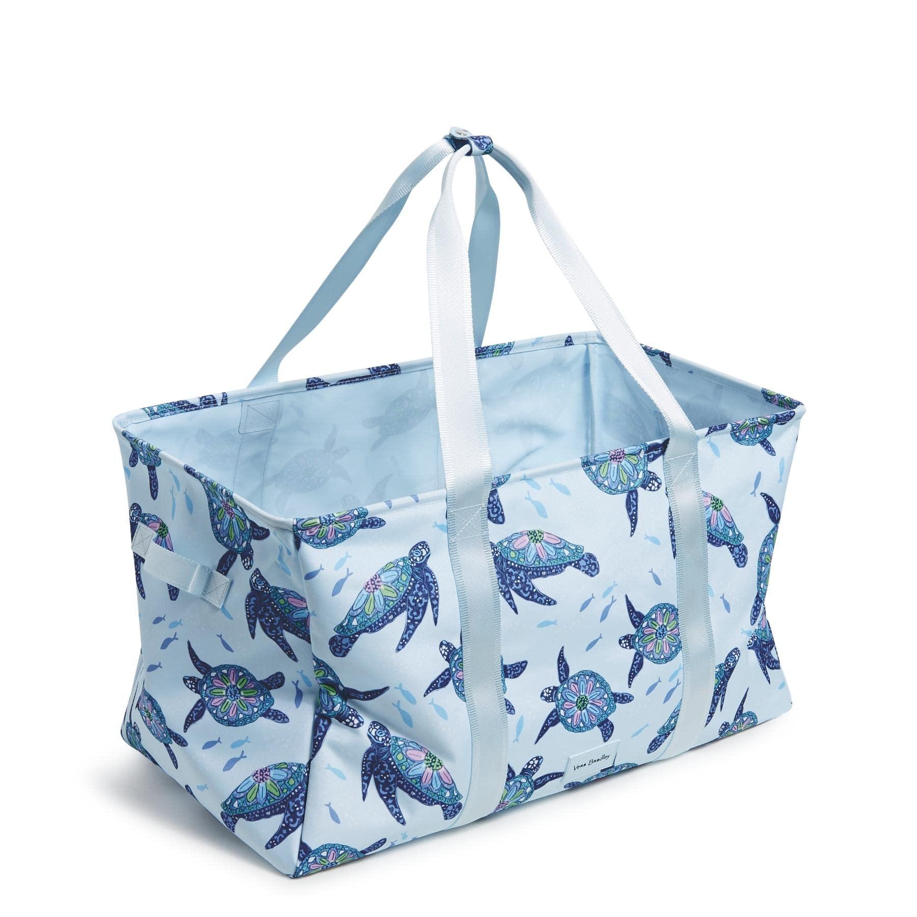 vera-bradley-recycled-lighten-up-reactive-large-car-tote-in-blue-lyst