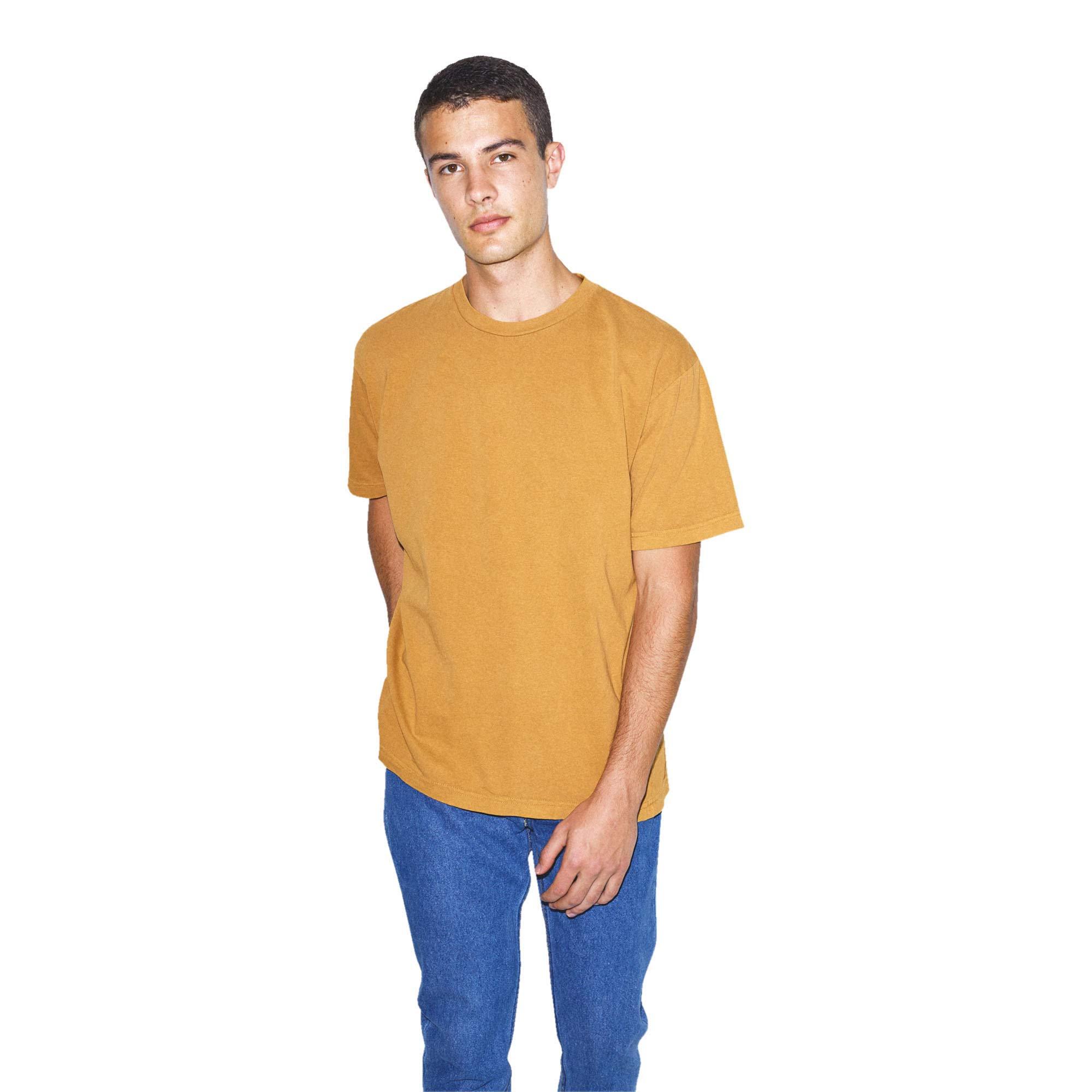 American Apparel Heavy Jersey Box Short Sleeve T-shirt in Faded Honey  (Orange) for Men | Lyst