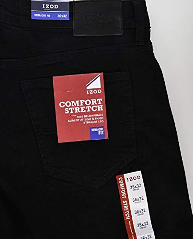 izod comfort stretch slim straight fit