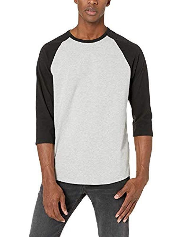 slim fit baseball tee