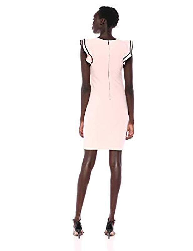 tommy hilfiger pink and black dress