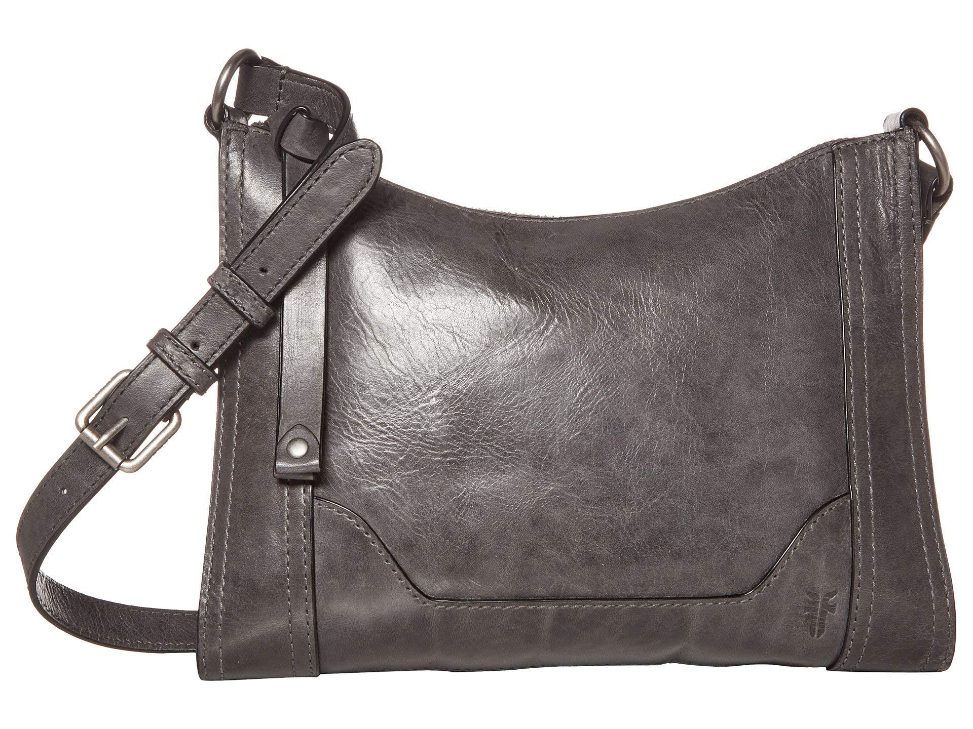 Frye Leather Melissa Zip Crossbody in Carbon (Gray) Save 25 Lyst