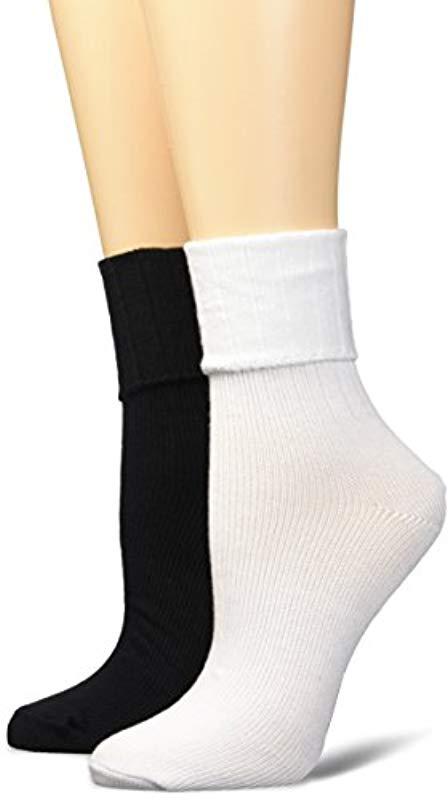 Keds 6 Pack Heavy Weight Turn Cuff Socks in White