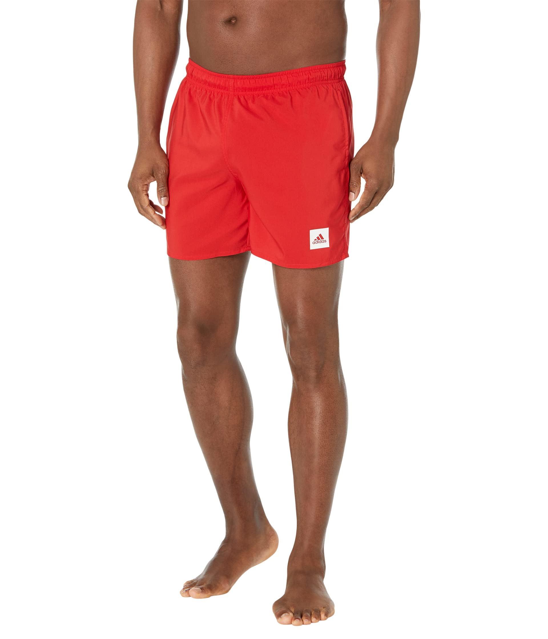 Adidas solid deals swim shorts