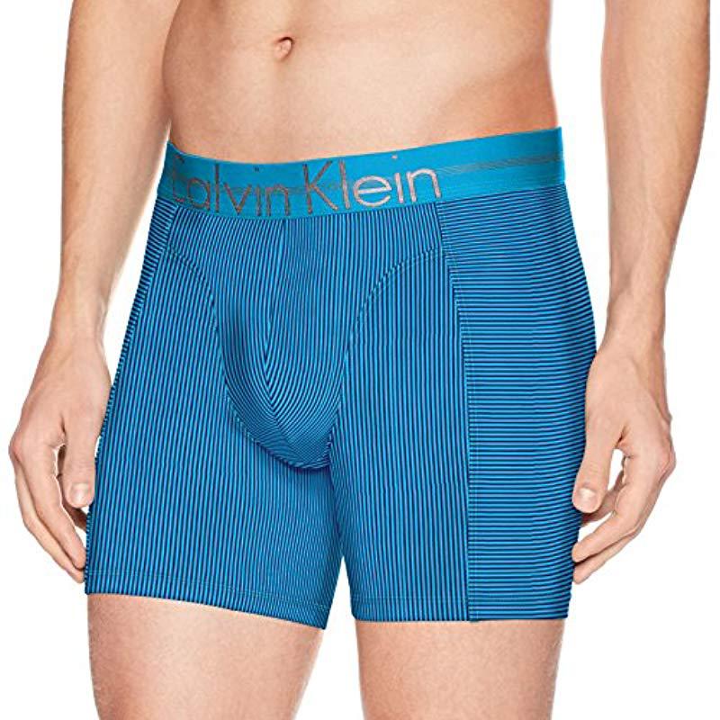 Calvin Klein Underwear Focused Fit Boxer Briefs in Blue for Men - Lyst