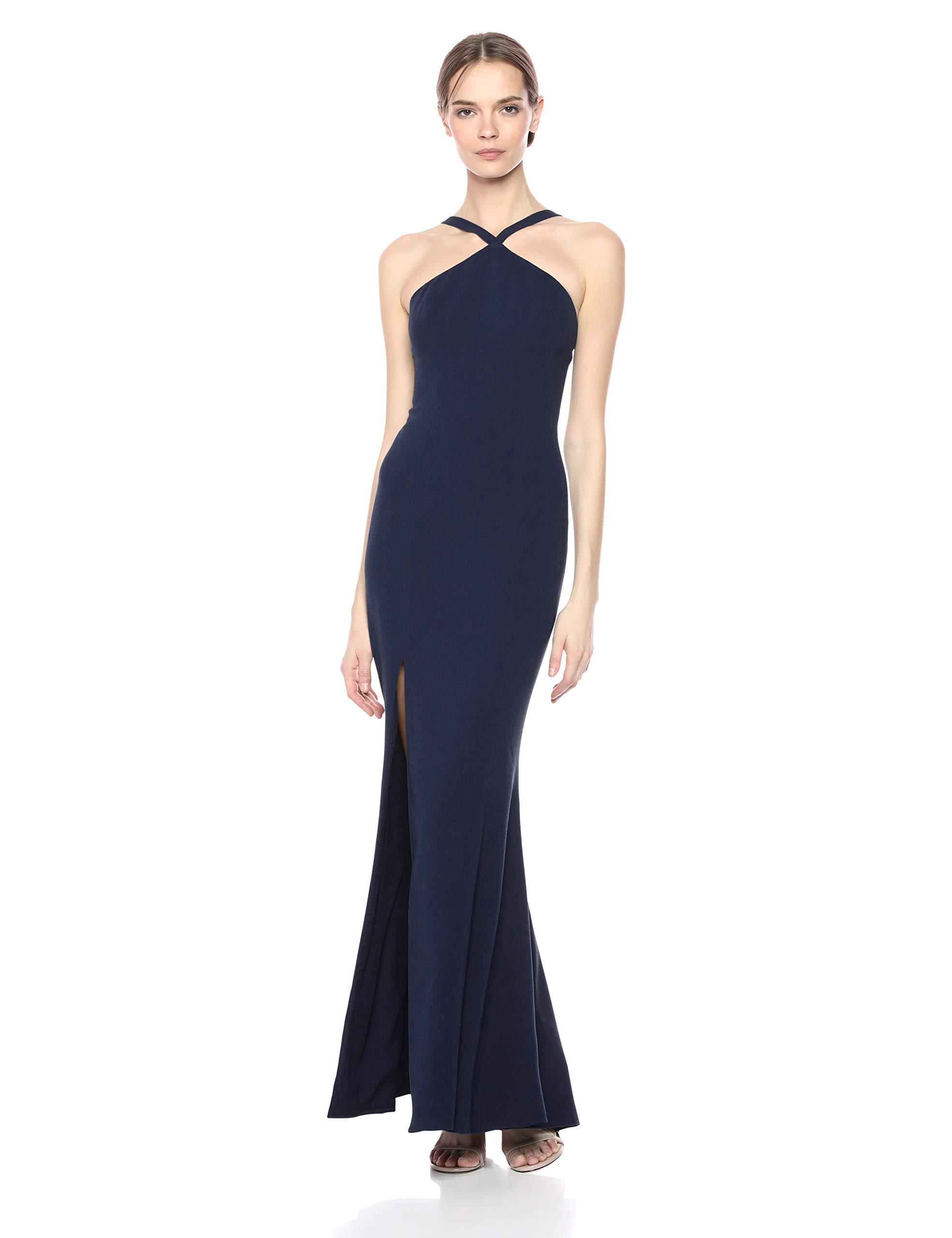 fitted long gown