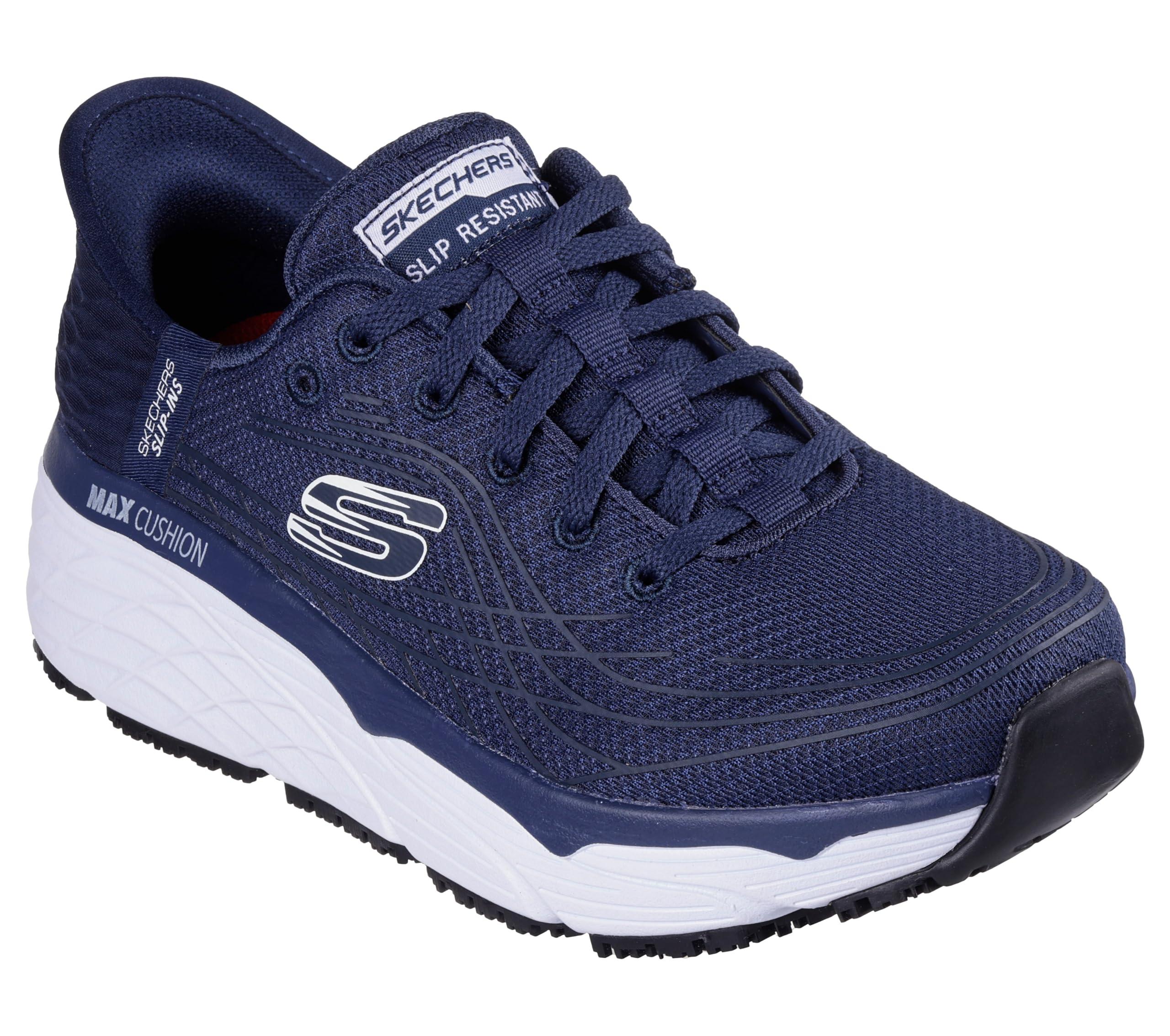 Skechers Max Cushioning Elite Sr Hands Free Slip ins Health Care Professional Shoe in Blue Lyst UK