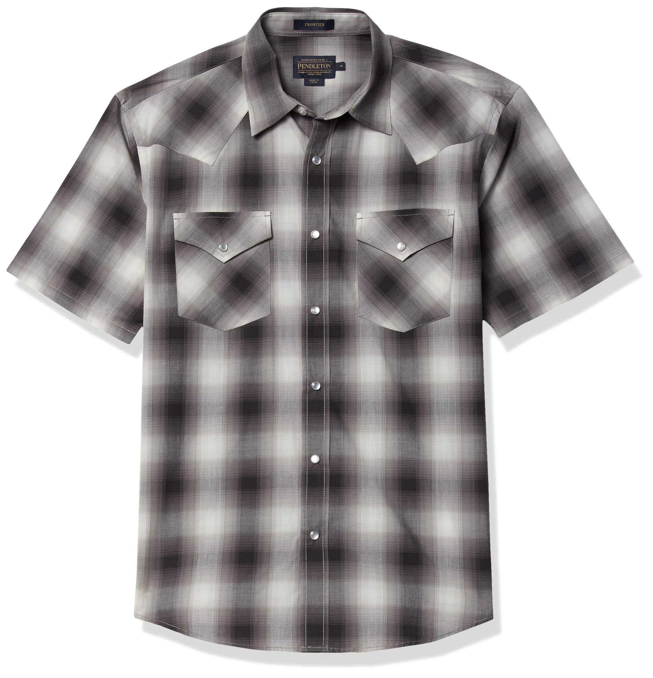 Pendleton Short Sleeve Snap Front Classic-fit Frontier Shirt in