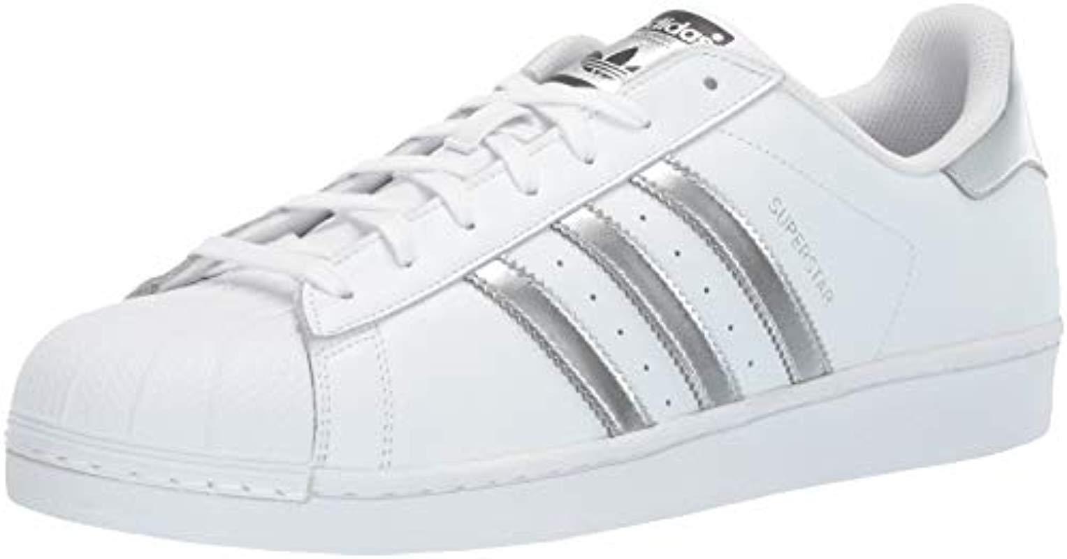 superstar white silver