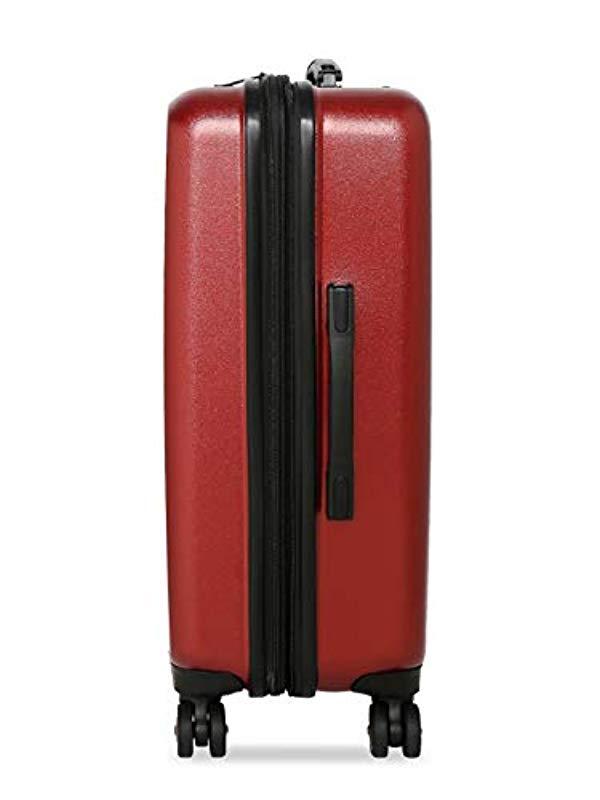 calvin klein red luggage