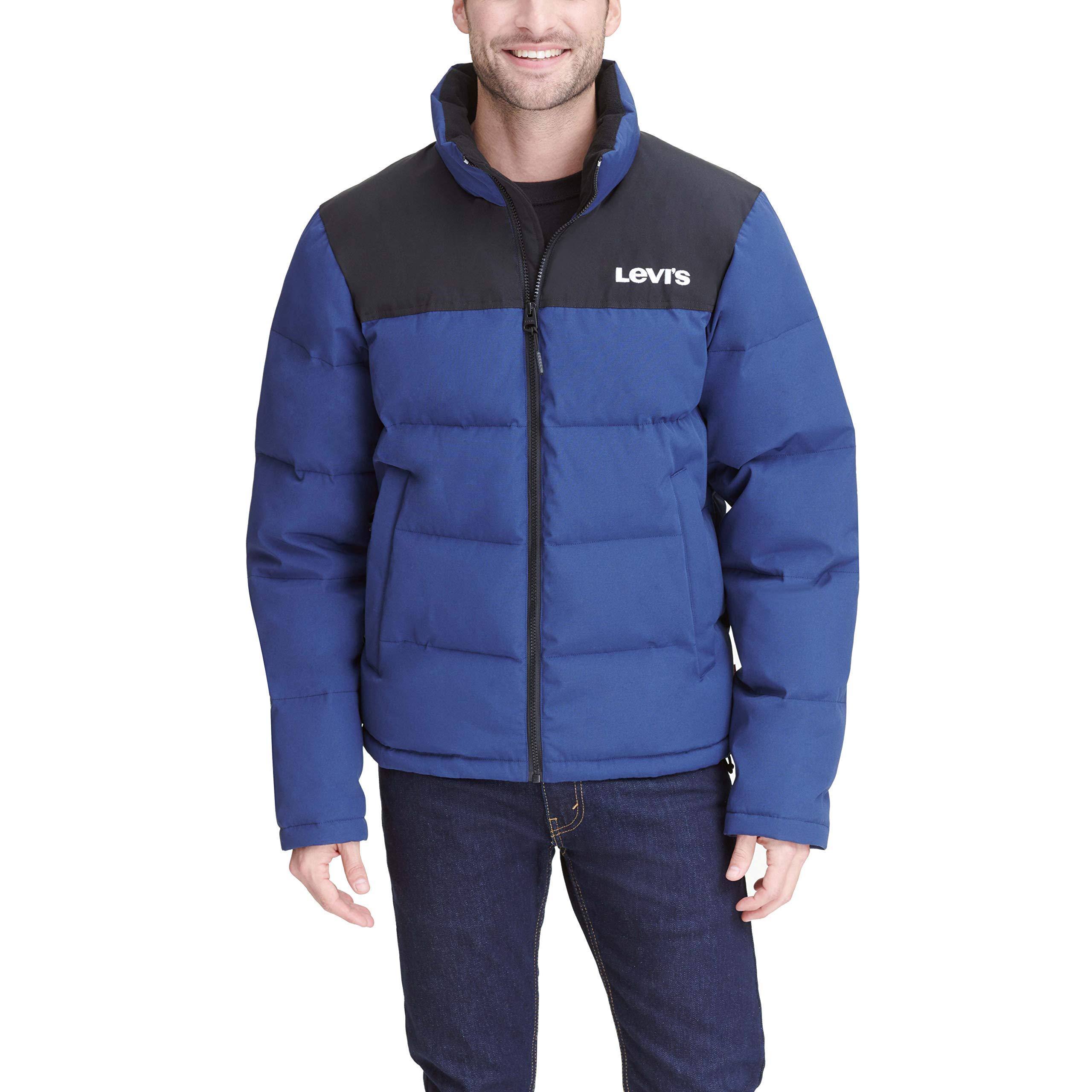 Levi's Synthetic Arctic Cloth Retro Bubble Puffer Jacket in Blue for Men - Lyst