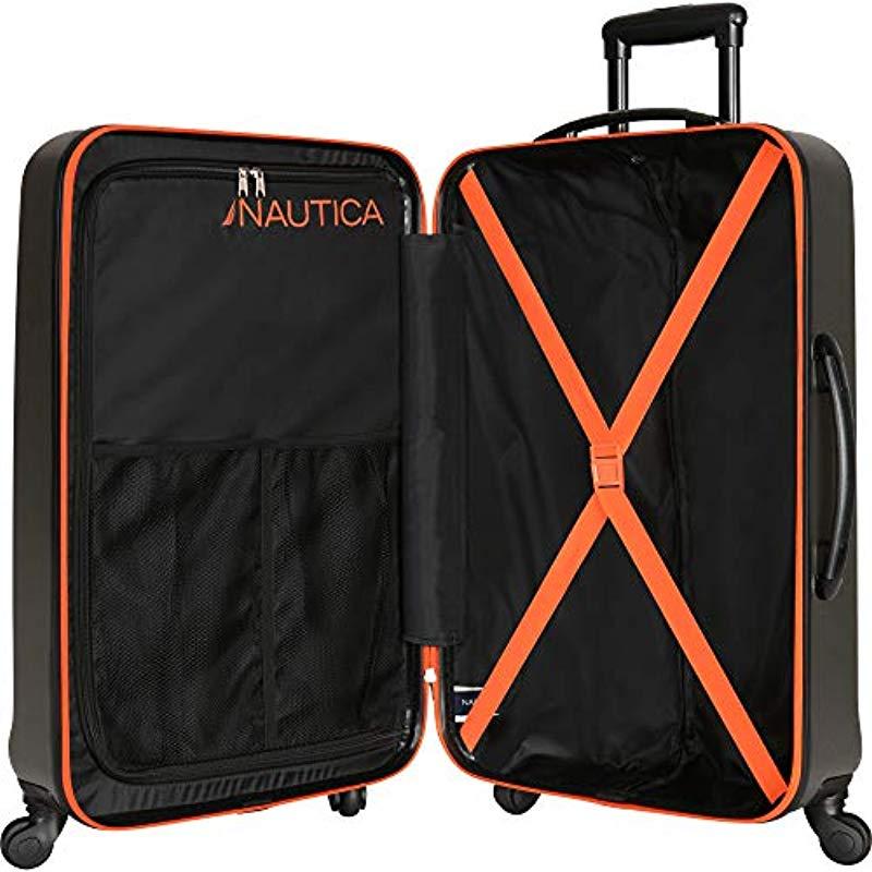 Nautica Hardside Carry On Luggage20 Inch Spinner Wheels Suitcase in