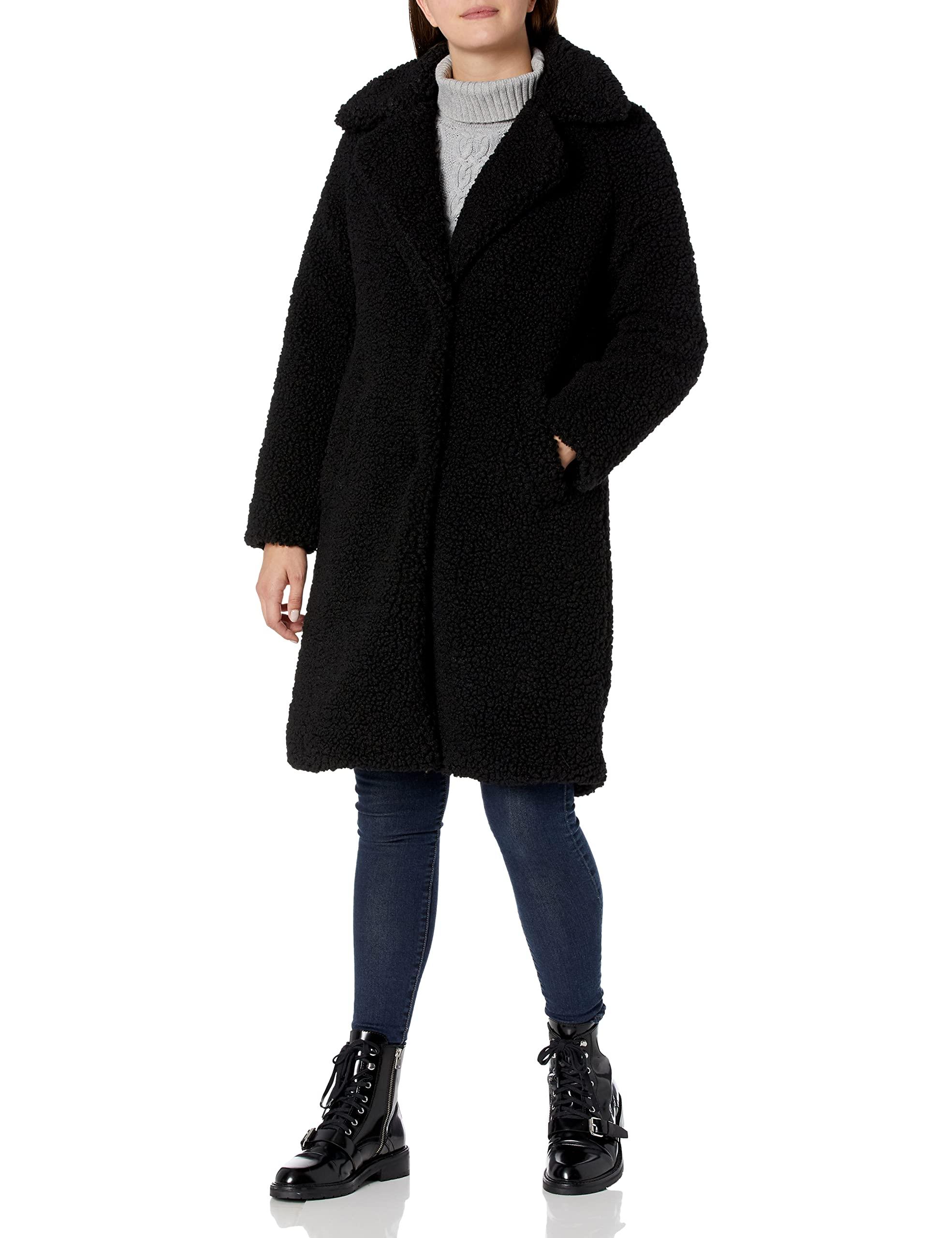 Lucky Brand Teddy Coat in Black Lyst