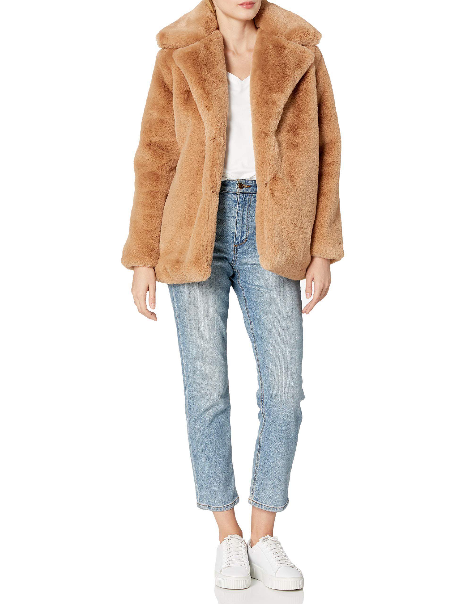 Cupcakes And Cashmere Holly Plush Faux Fur Jacket - Lyst