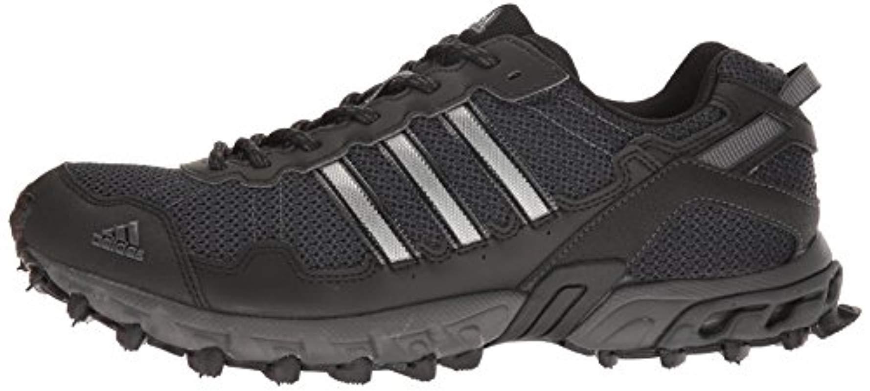 adidas Synthetic Rockadia M Trail Running Shoe in Black/Black/Dark Grey  Heather (Black) for Men | Lyst