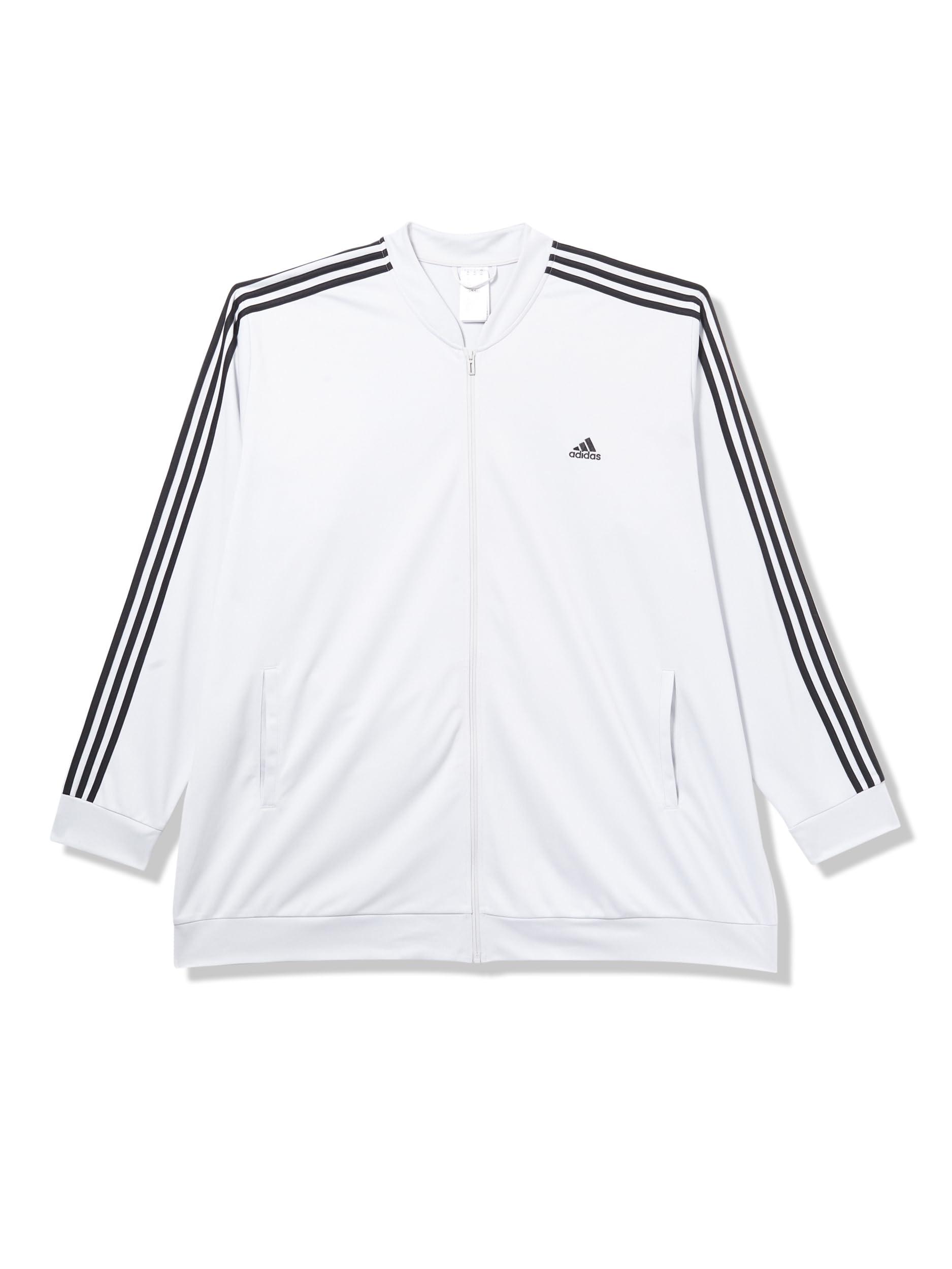 Adidas tricot jacket white discount