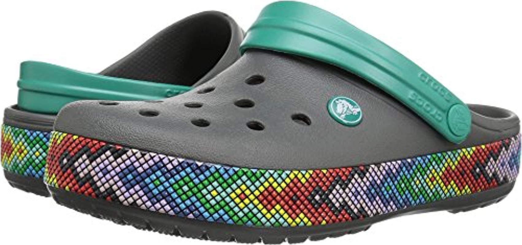Crocs™ Unisex Adults' Crocband Gallery Clog in Gray | Lyst