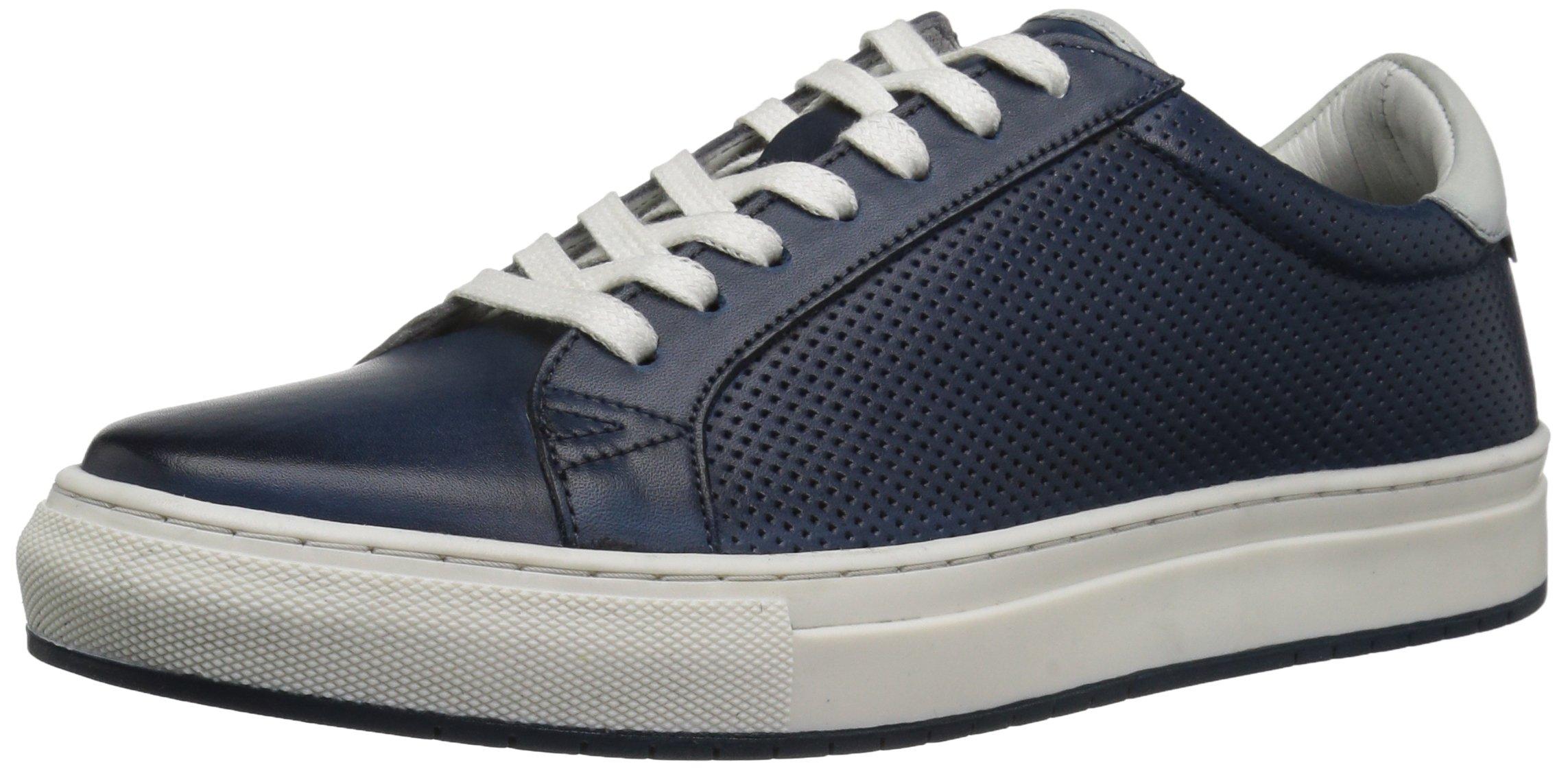 Kenneth Cole Leather Don Sneaker in Navy (Blue) for Men - Save 39% - Lyst