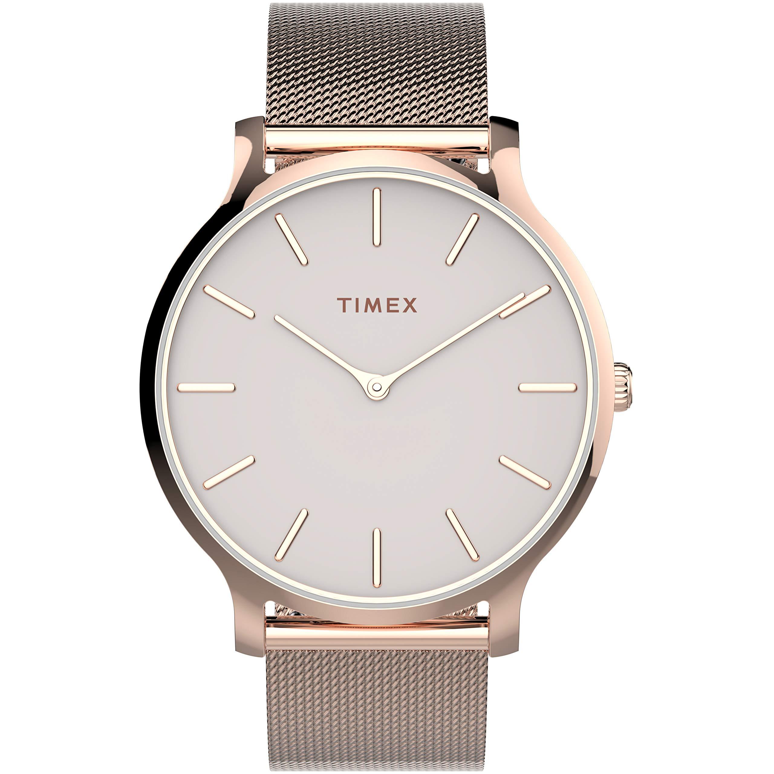 Timex Dress Watch in Rose GoldTone/Blush (Metallic) Lyst