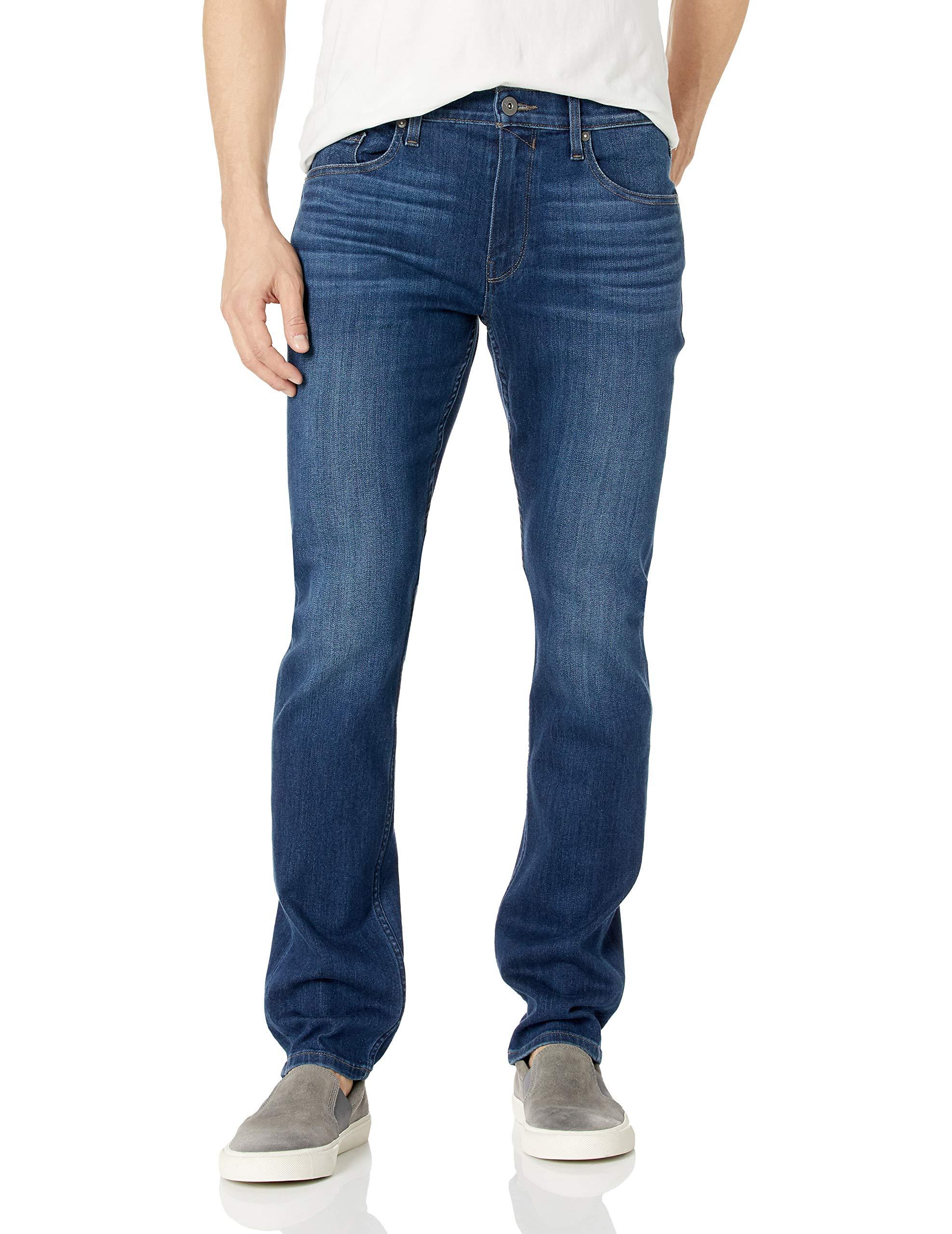 PAIGE Denim Federal Slim Straight Leg Jean in Blue for Men - Save 19% ...