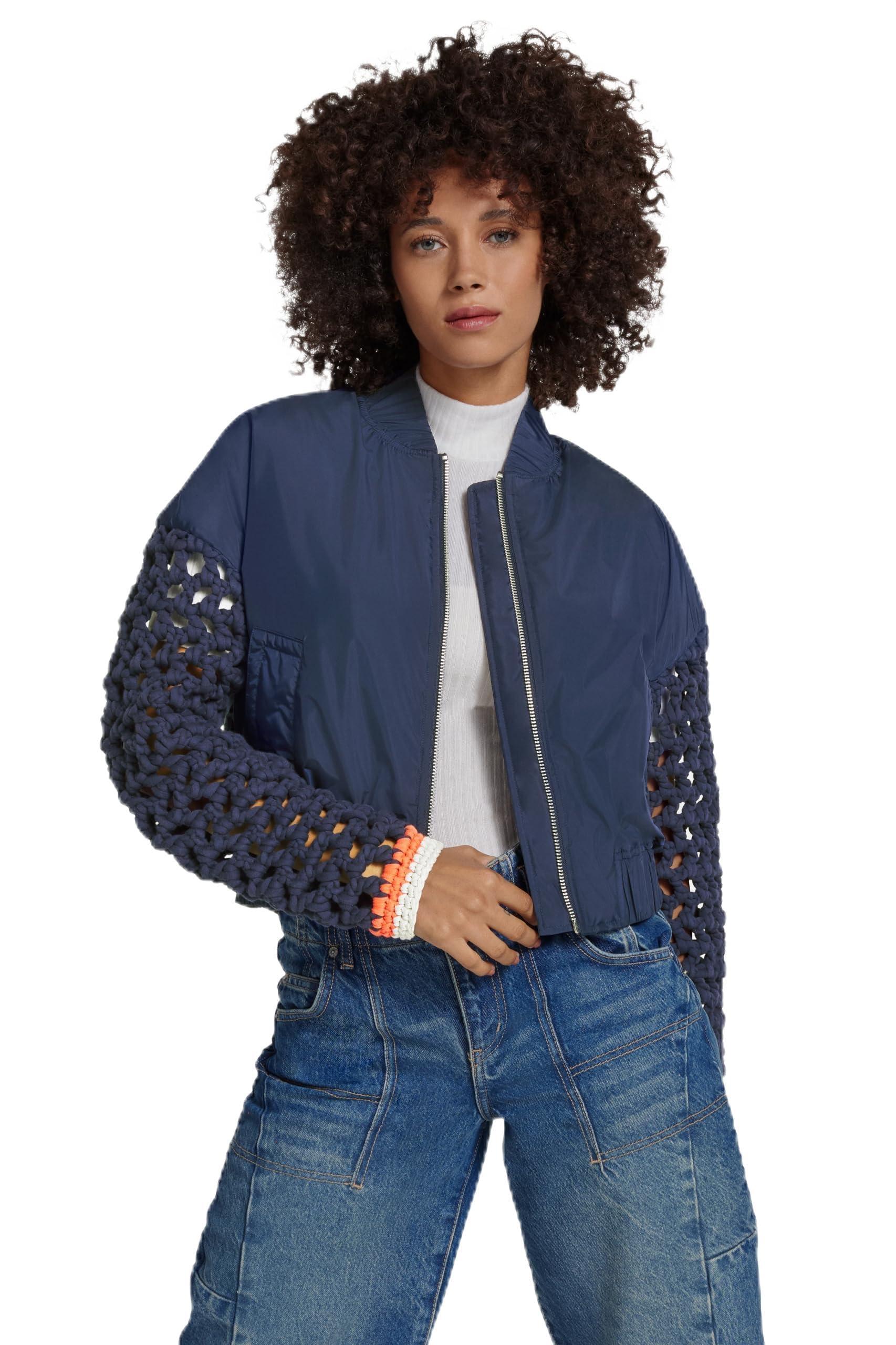 UGG Georgina Maxi Crochet Jacket in Blue Lyst
