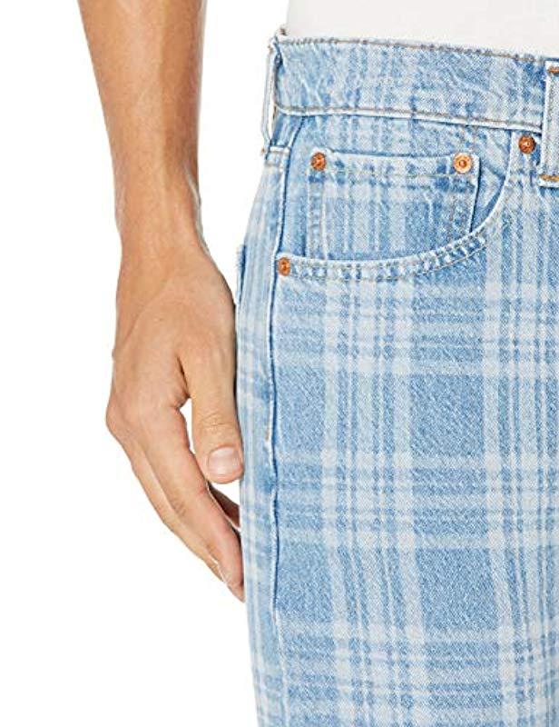 Levi's 512 Slim Taper Fit Jeans, Lemongrass Plaid - Stretch, 30w X 32l in  Blue for Men | Lyst