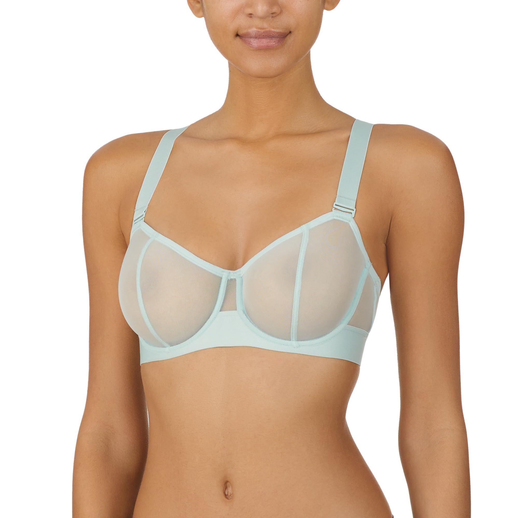 DKNY Sheers Convertible Strapless Bra in Green