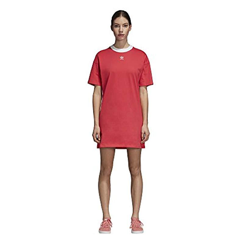adidas trefoil dress pink