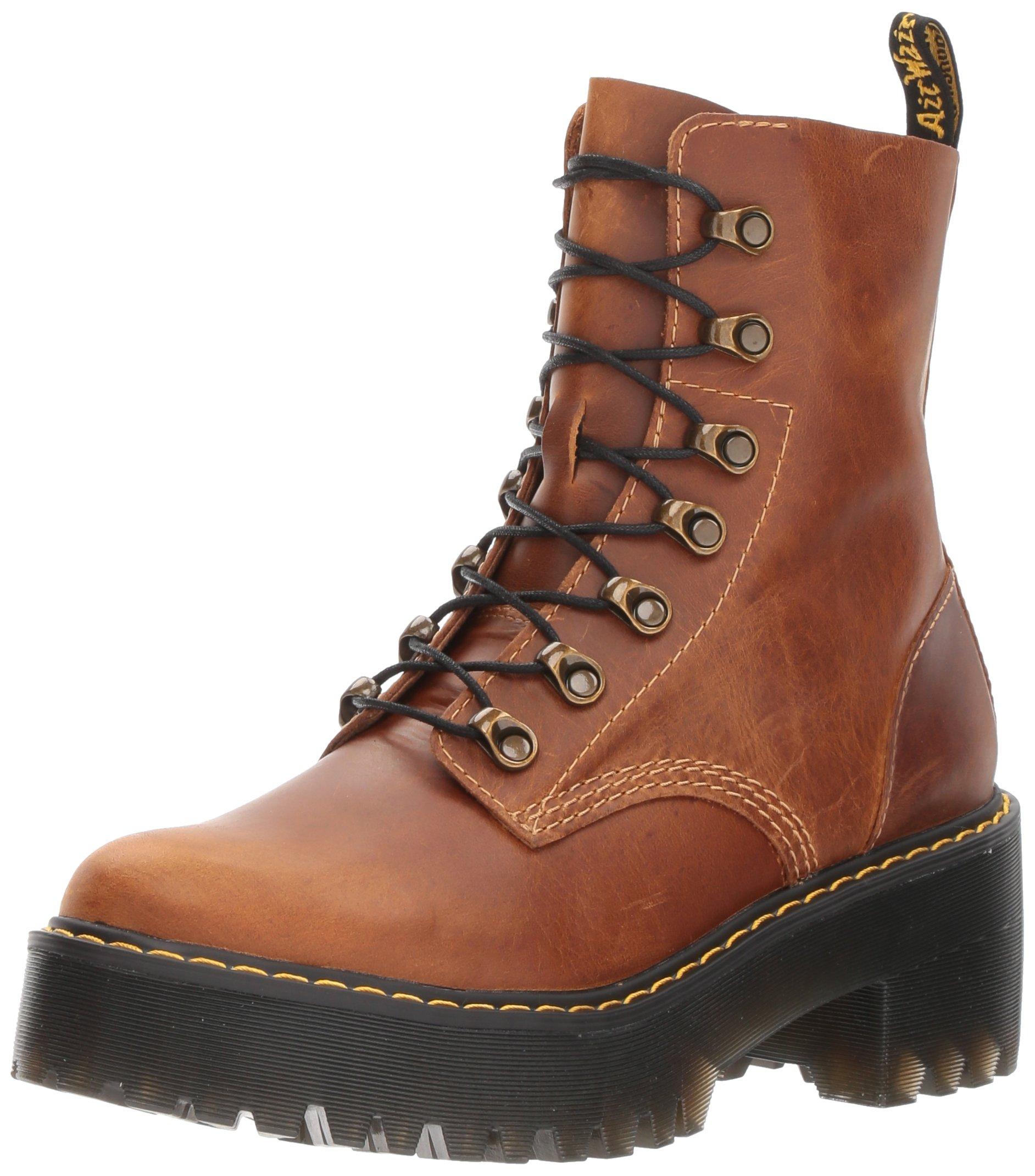 Dr. Martens Leona Fashion Boot in Brown | Lyst