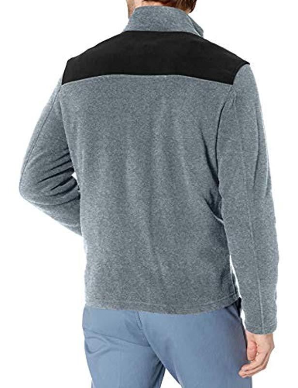 tommy hilfiger men's classic zip front polar fleece jacket