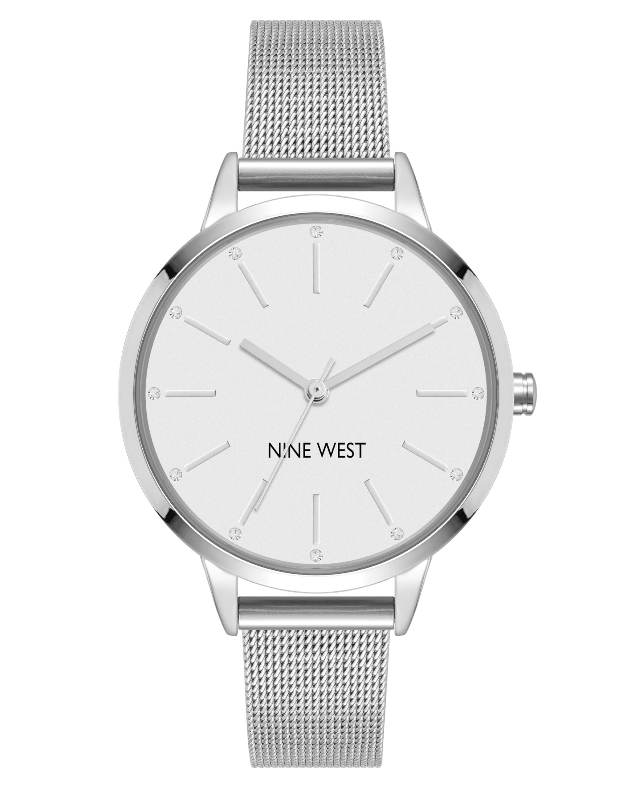 West Women's Crystal Accented Bracelet Nine West Watches