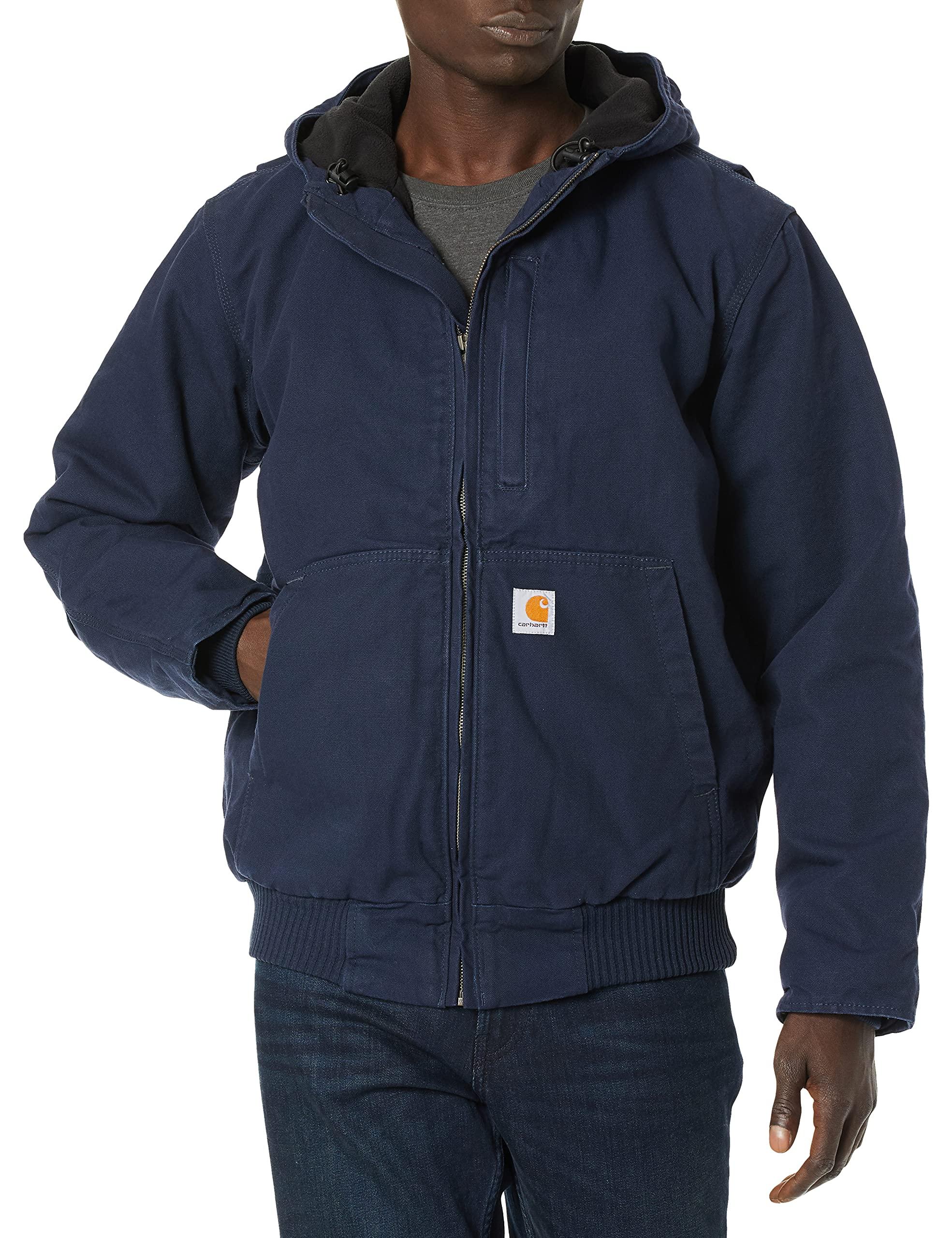 Carhartt Full Swing Loose Fit Washed Duck Fleece-lined Active Jacket in ...