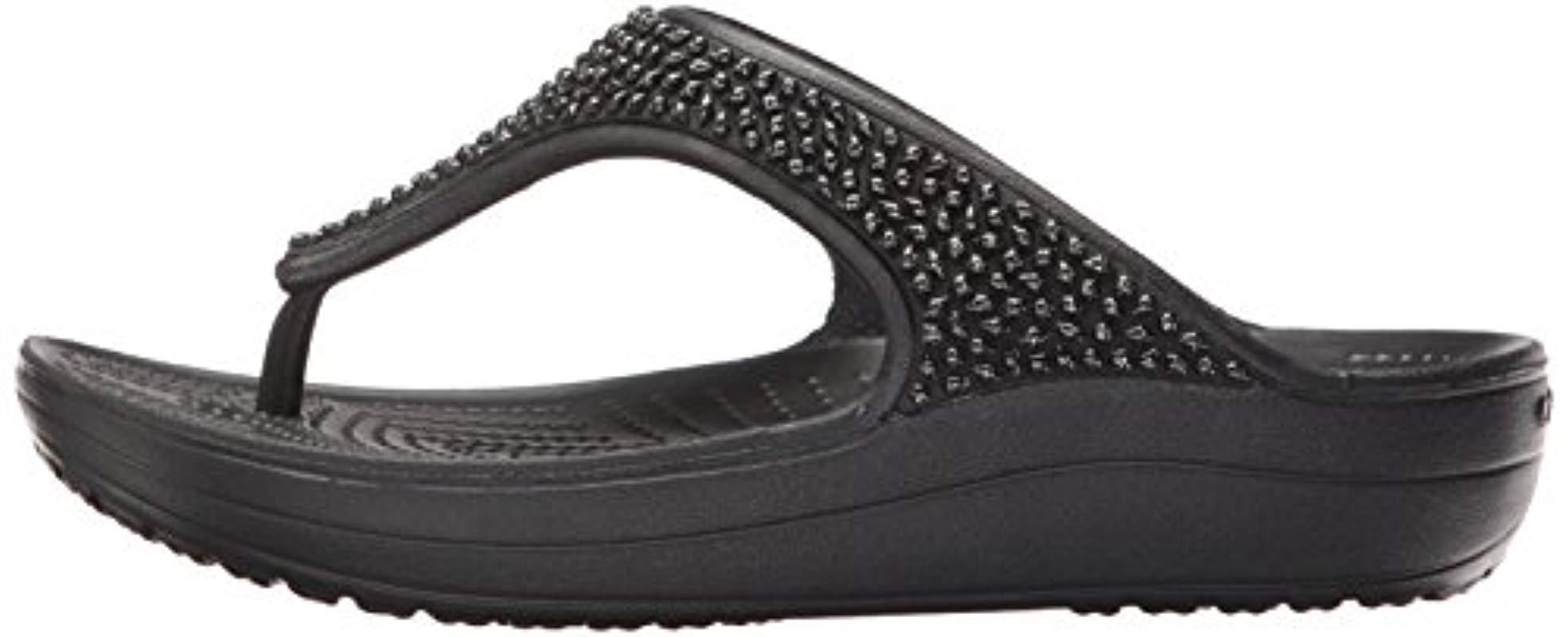 crocs sloane embellished flat