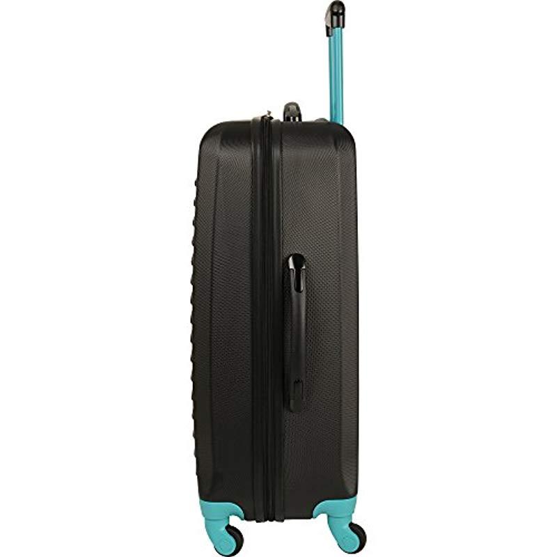 Nautica 3 Piece Hardside 4wheeled Spinner Luggage Set in Black Save