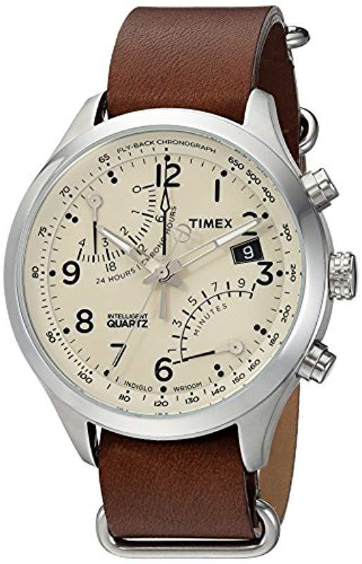 timex intelligent quartz flyback chronograph