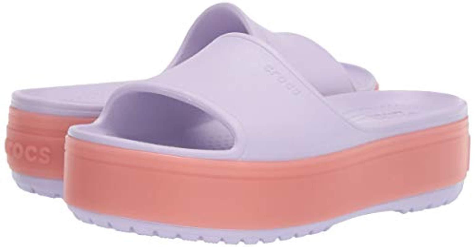 crocs slide platform